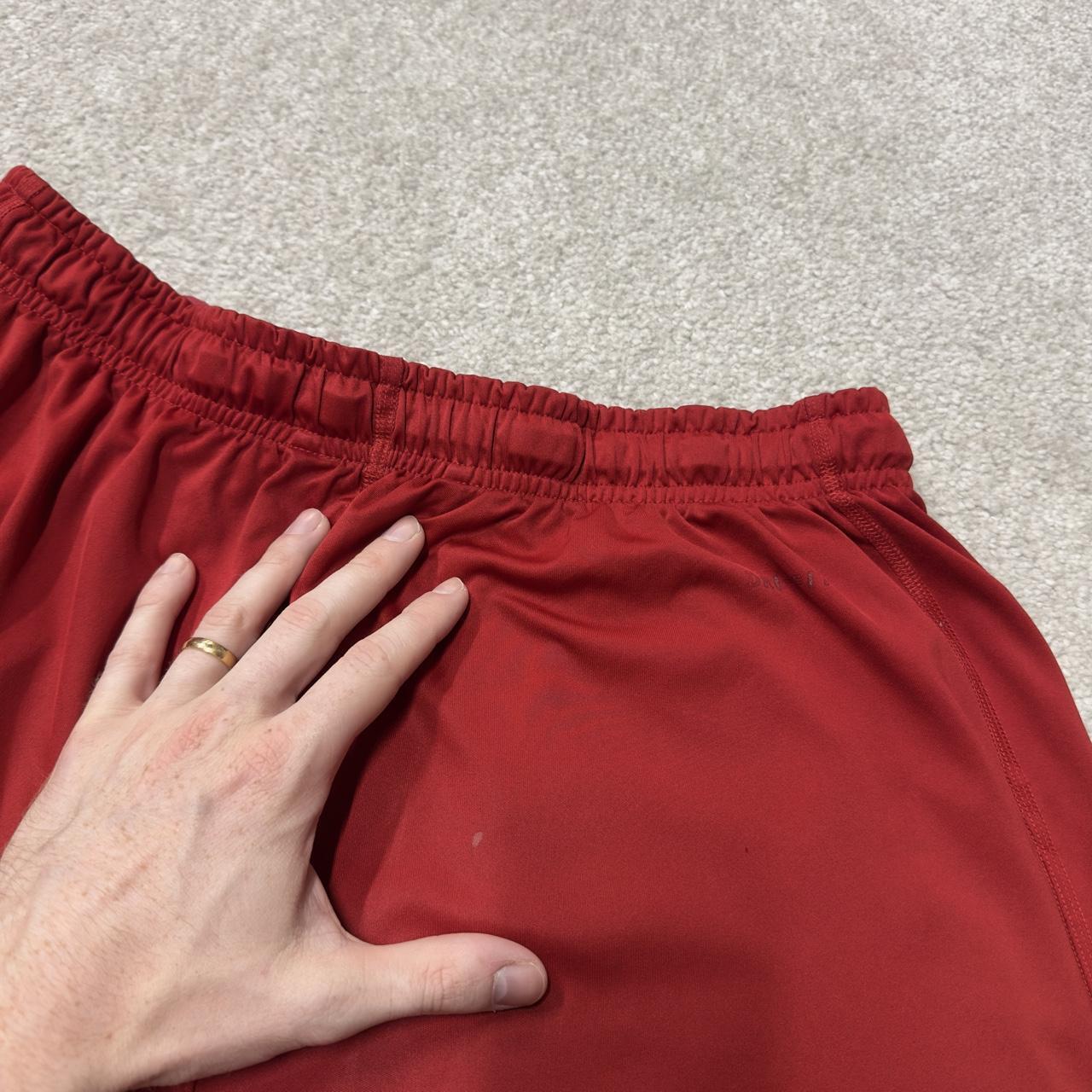 Nike sports shorts y2k loose red Comfy floaty summer gym shorts
