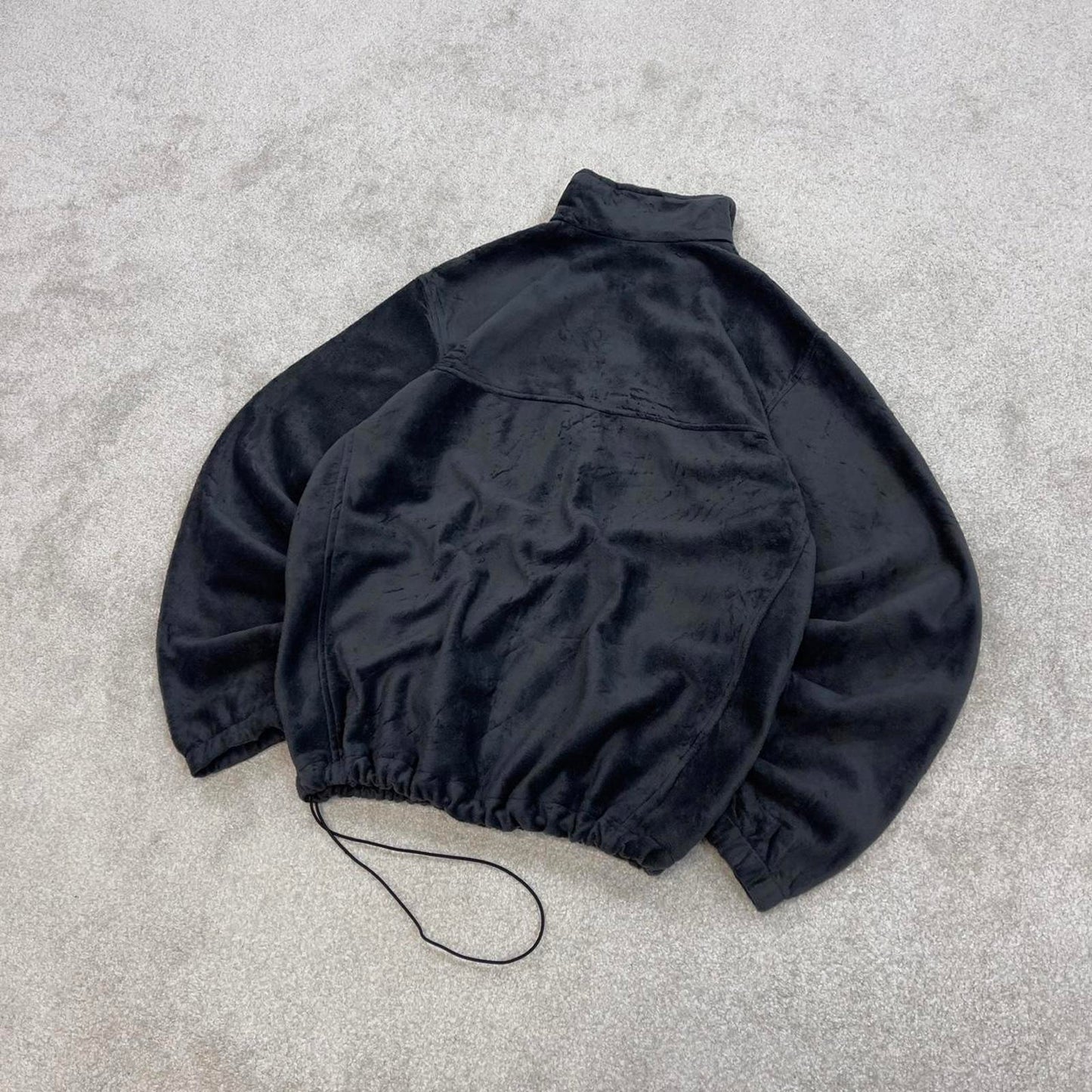 Grey Columbia technical zip up fleece Large y2k style autumn adjustable waist