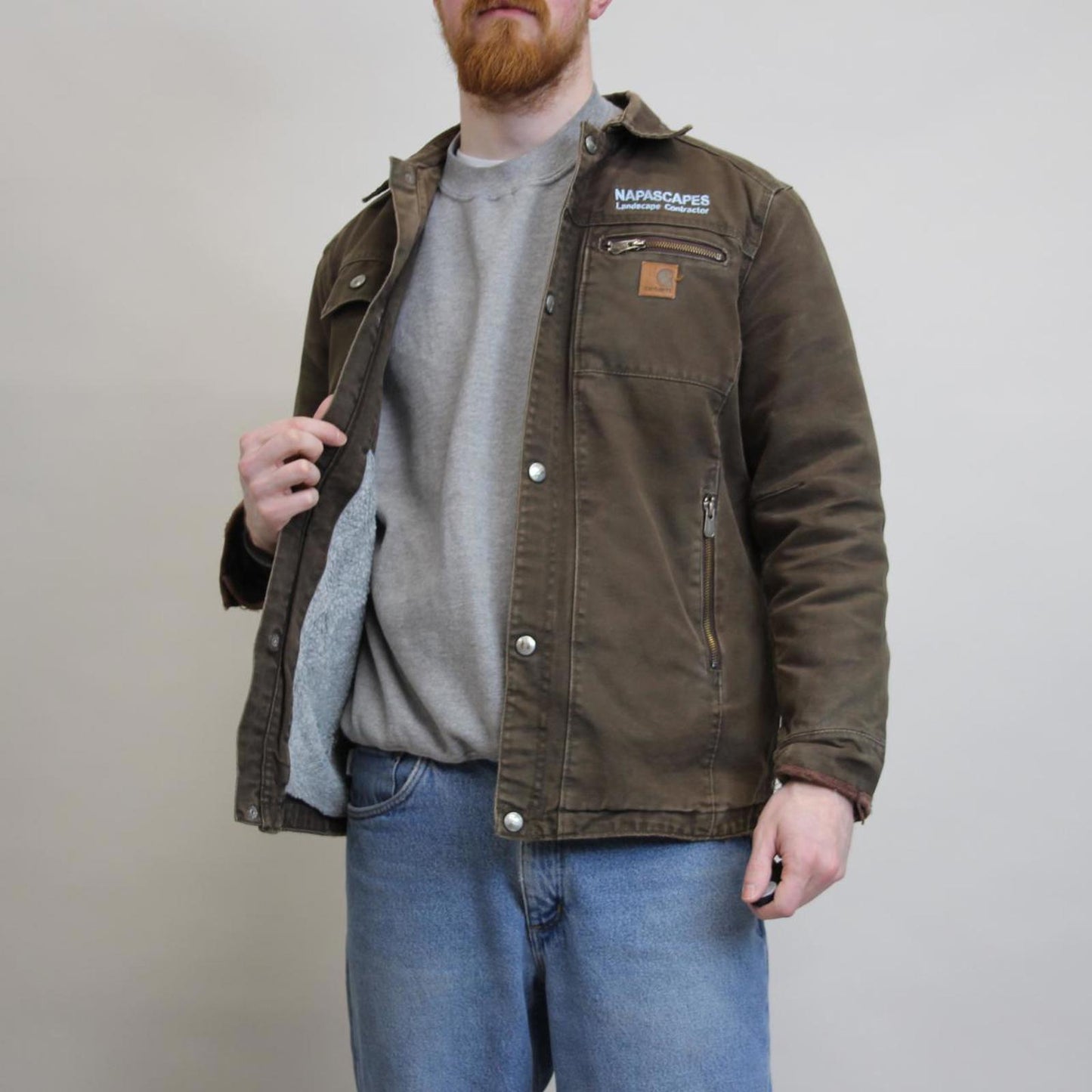 Brown Carhartt jacket XL (18-20)