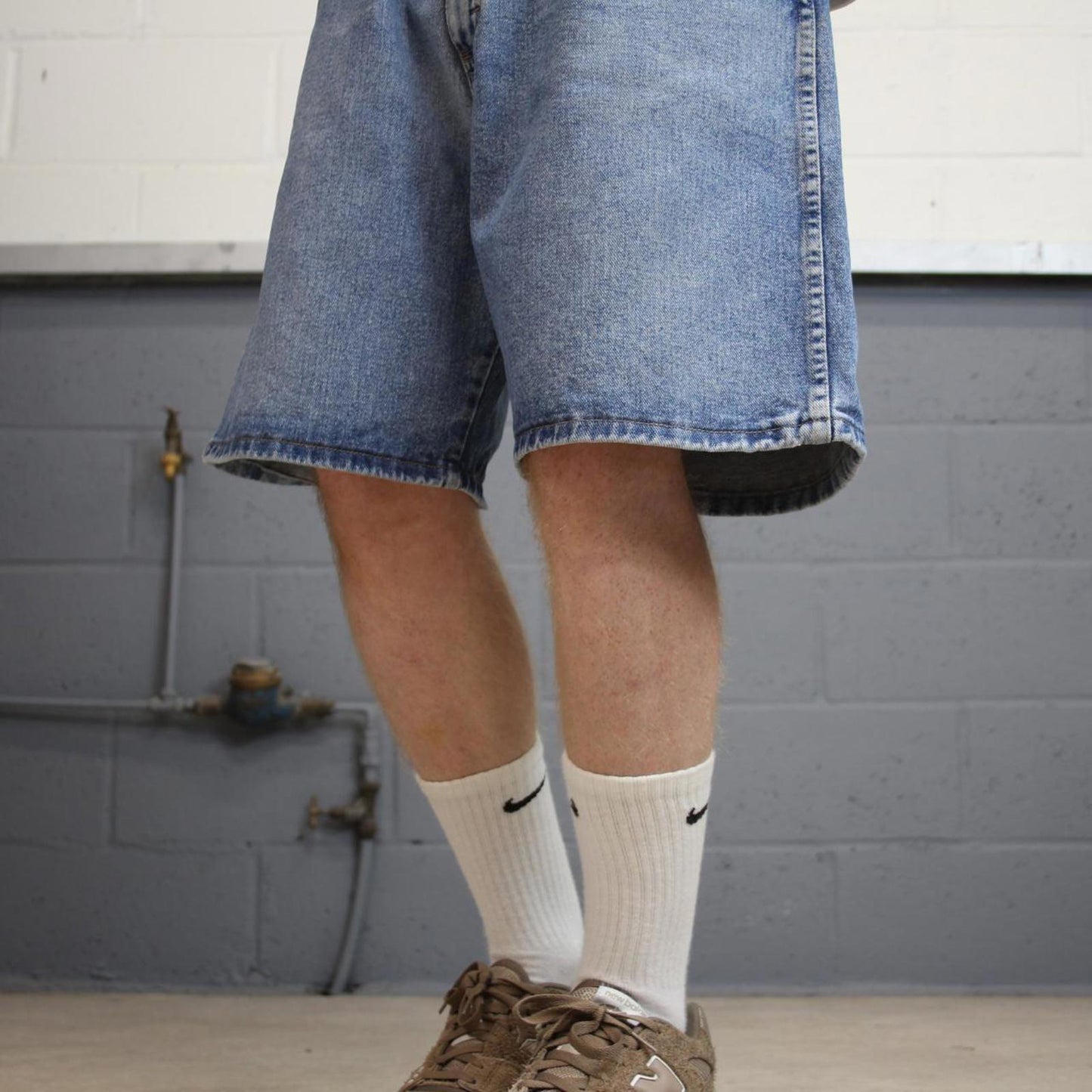 Mens Baggy Wrangler Jorts W36