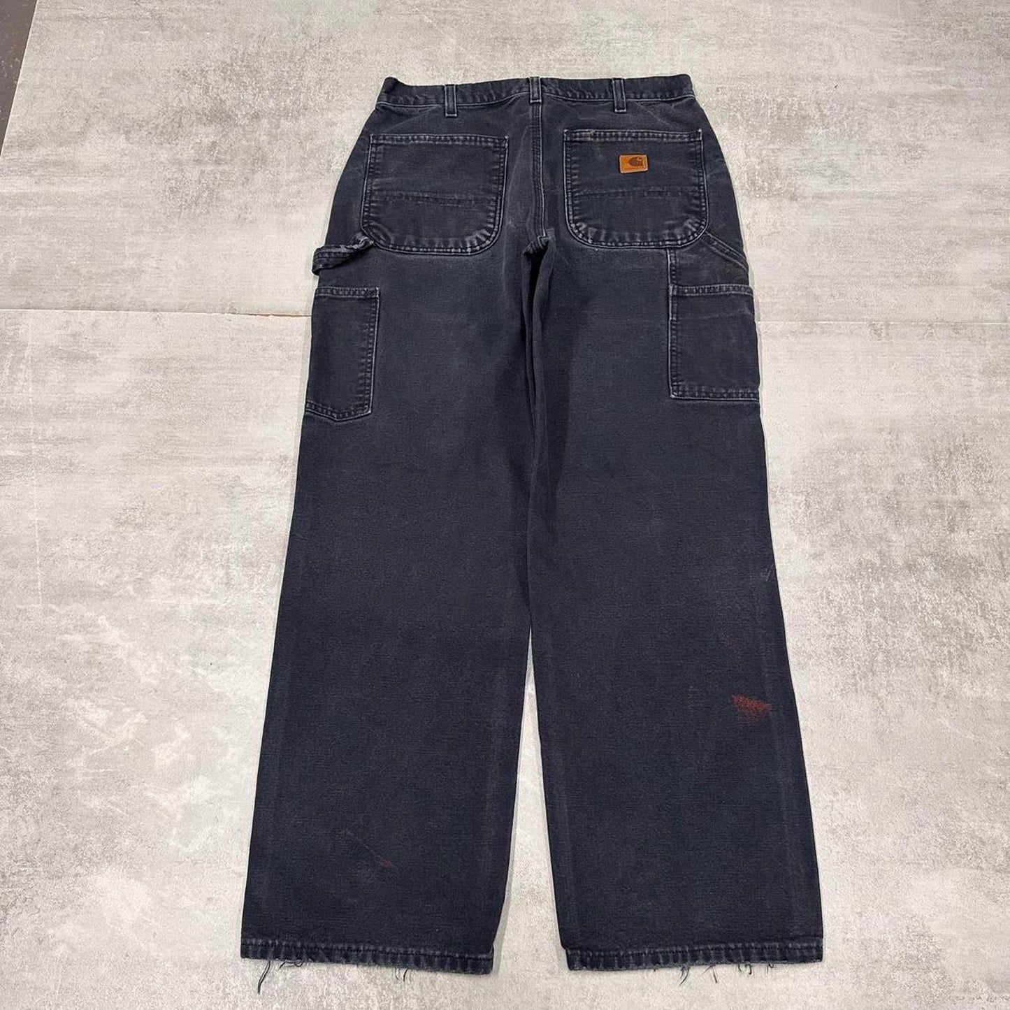 Carhartt carpenter jeans W31 L29 loose navy canvas 90s style skater cargos