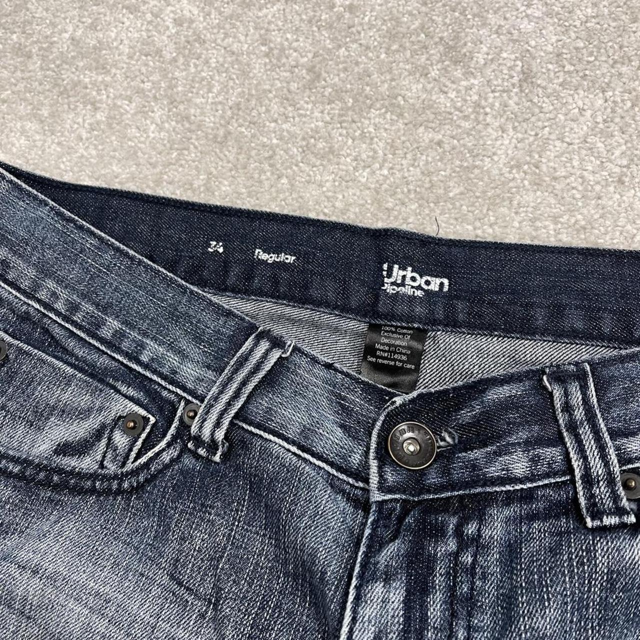 Y2K denim shorts washed blue Urban Pipeline loose skater style surf jorts