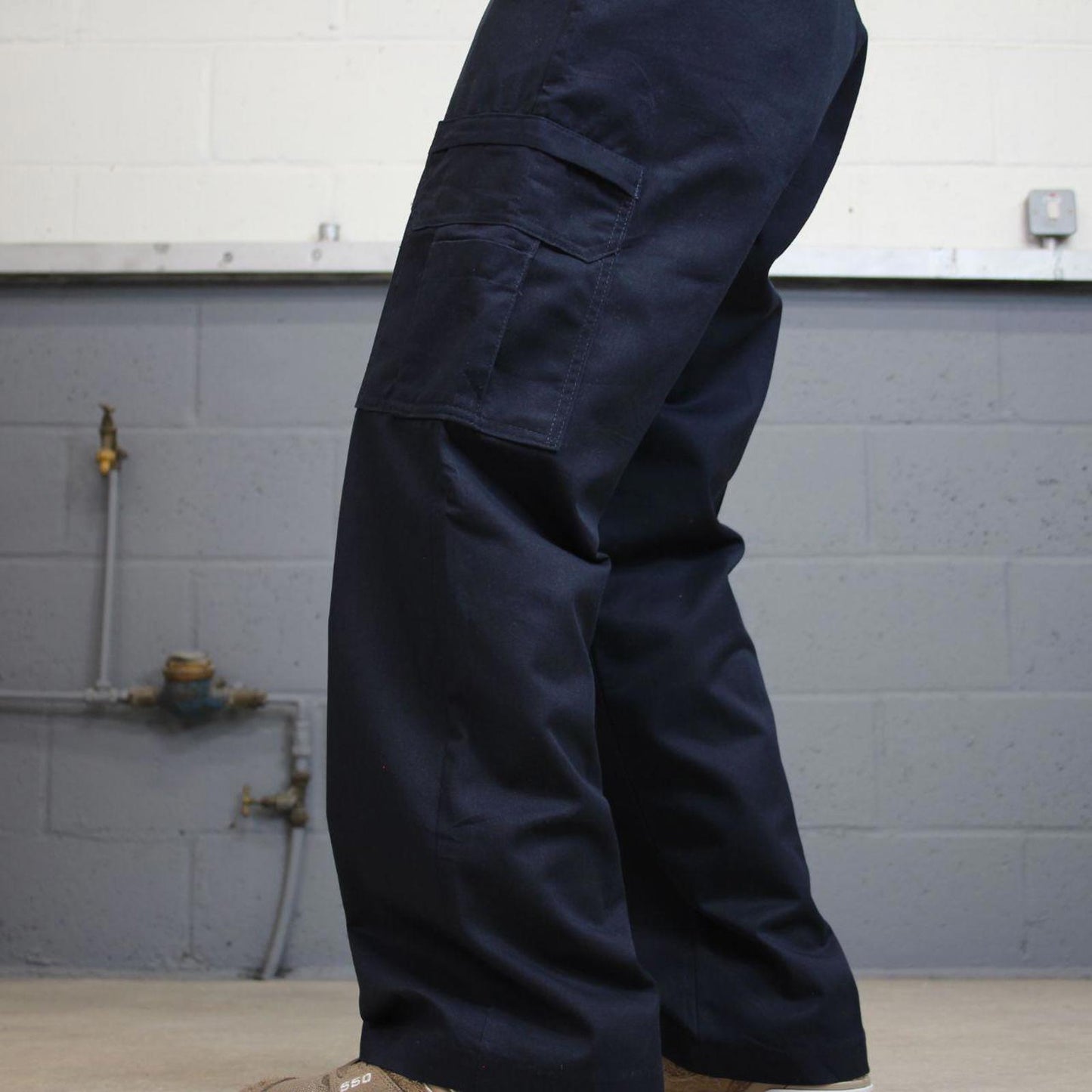 Loose Dickies cargo trousers W32L30 navy loose chino style skater cargo pants
