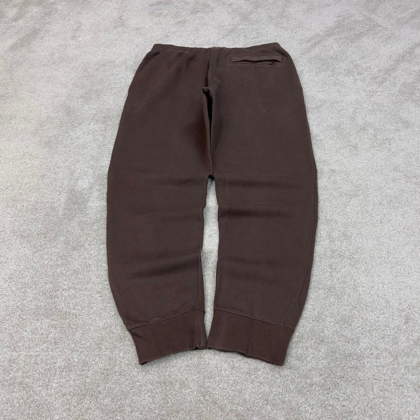 Brown Nike joggers Large y2k style sportswear track pants embroidered logo