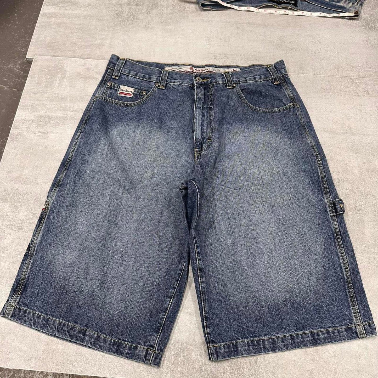 Baggy Pepe carpenter jorts W36