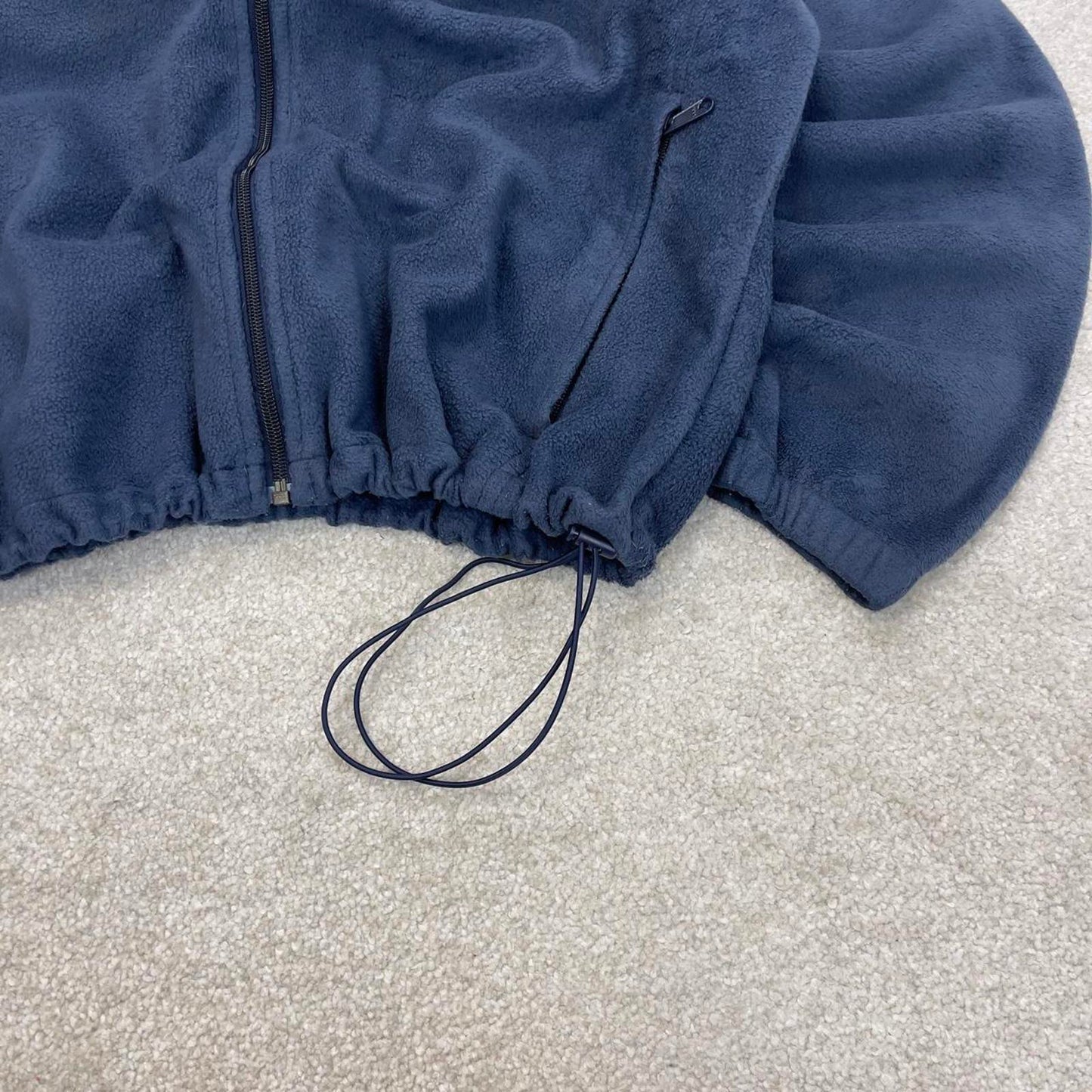 Blue Columbia technical full zip fleece XL y2k style autumn adjustable waist