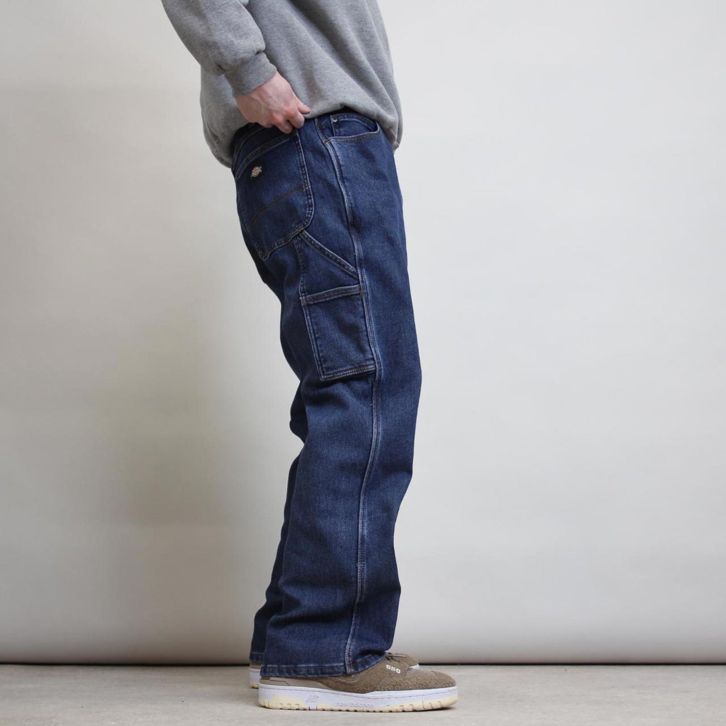 Dickies carpenter jeans W36 L30 loose blue cargo skater style utility pockets jeans