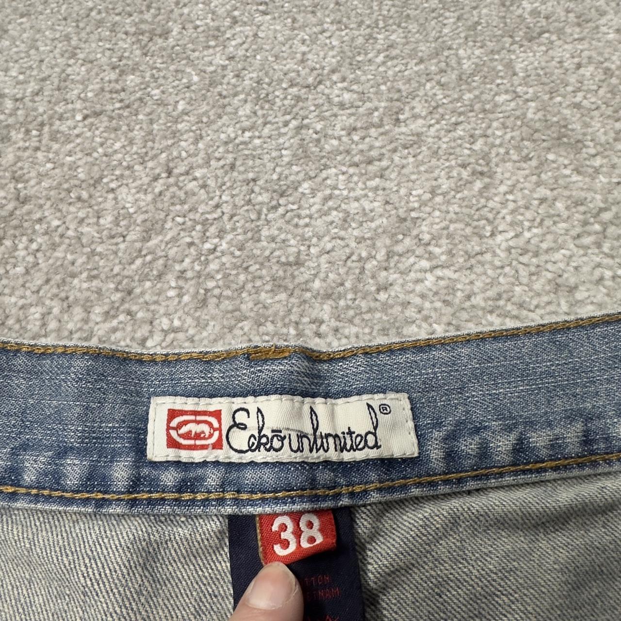 Ecko Unltd baggy jeans W38L32 blue y2k denim skater jeans