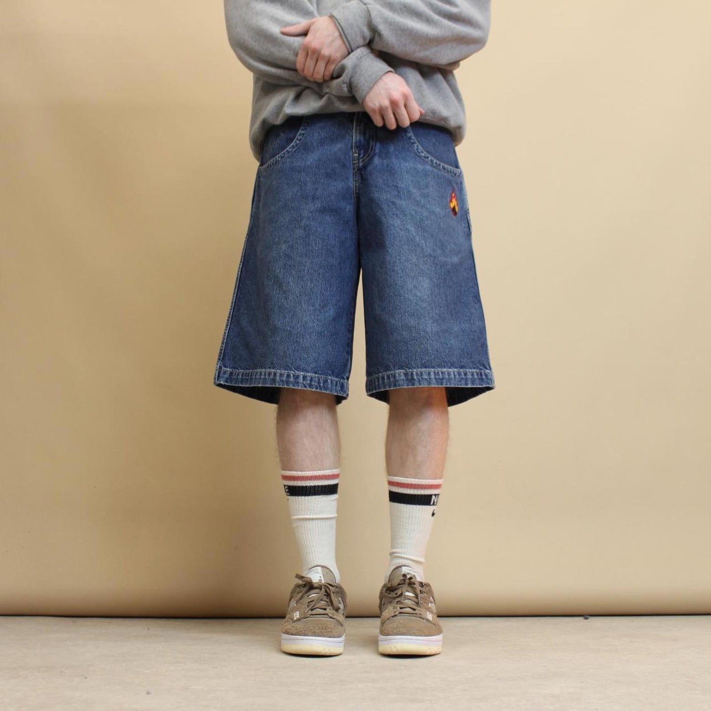 JNCO Flaming Ace shorts W30