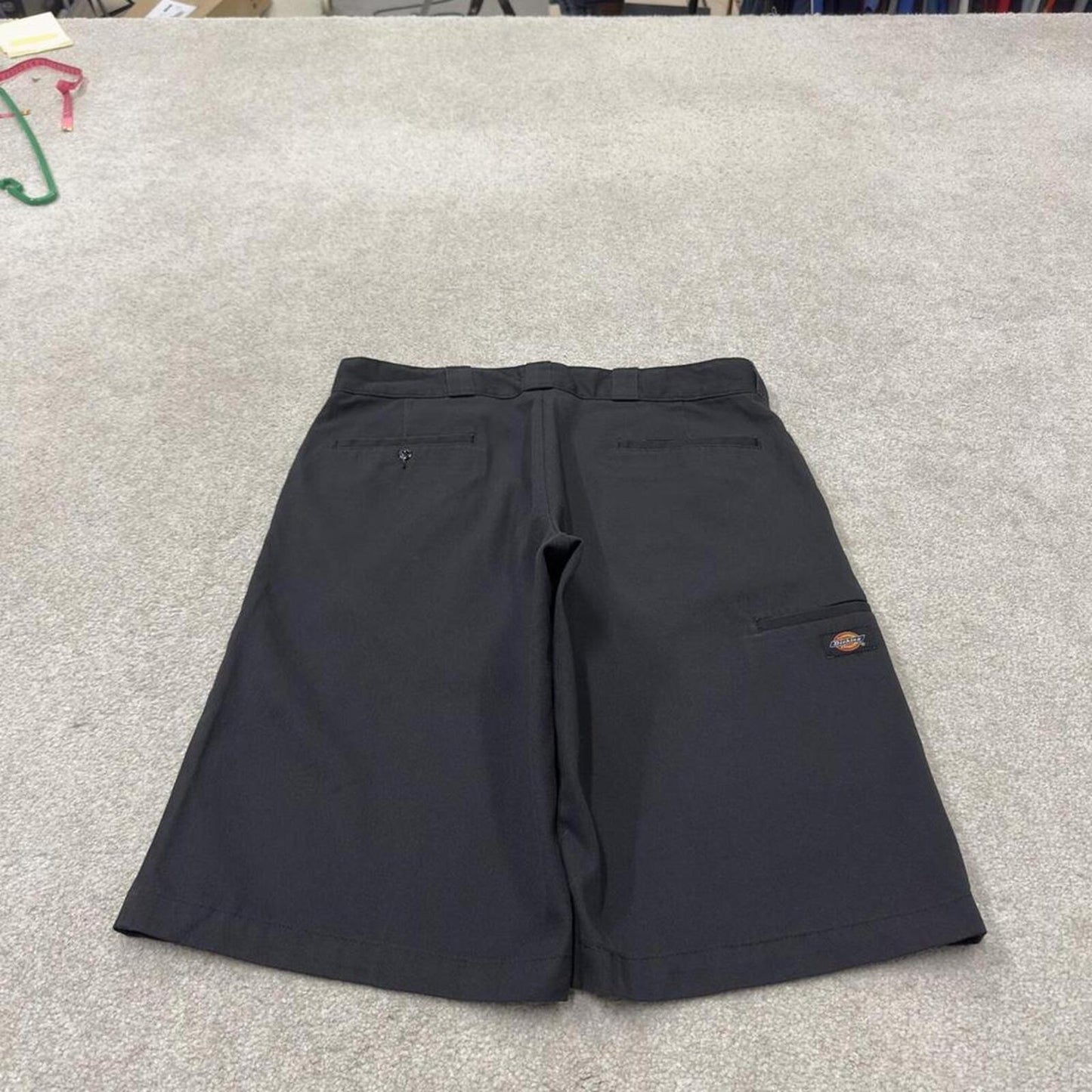 Dickies carpenter shorts long leg black Twill chino skater style shorts loose long leg