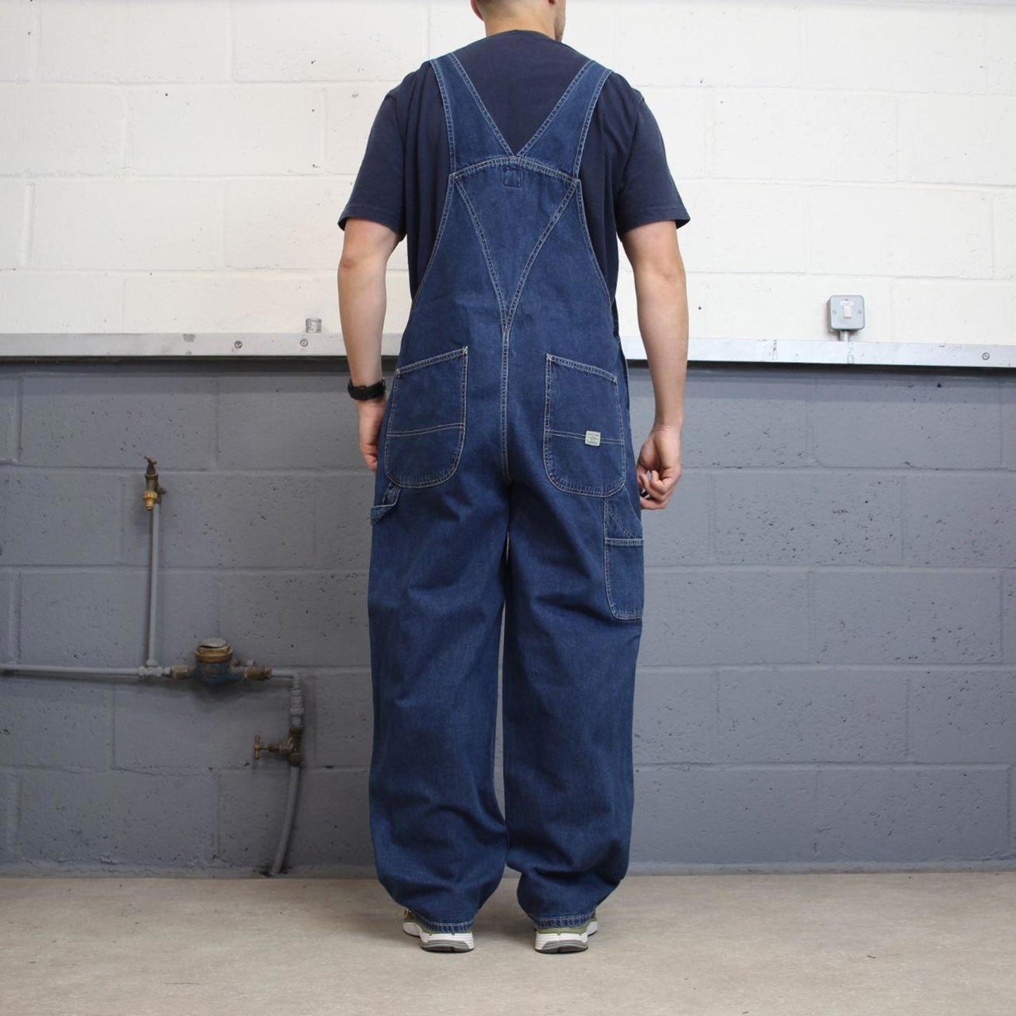 Vintage GAP dungarees W38L32 blue mens denim overalls