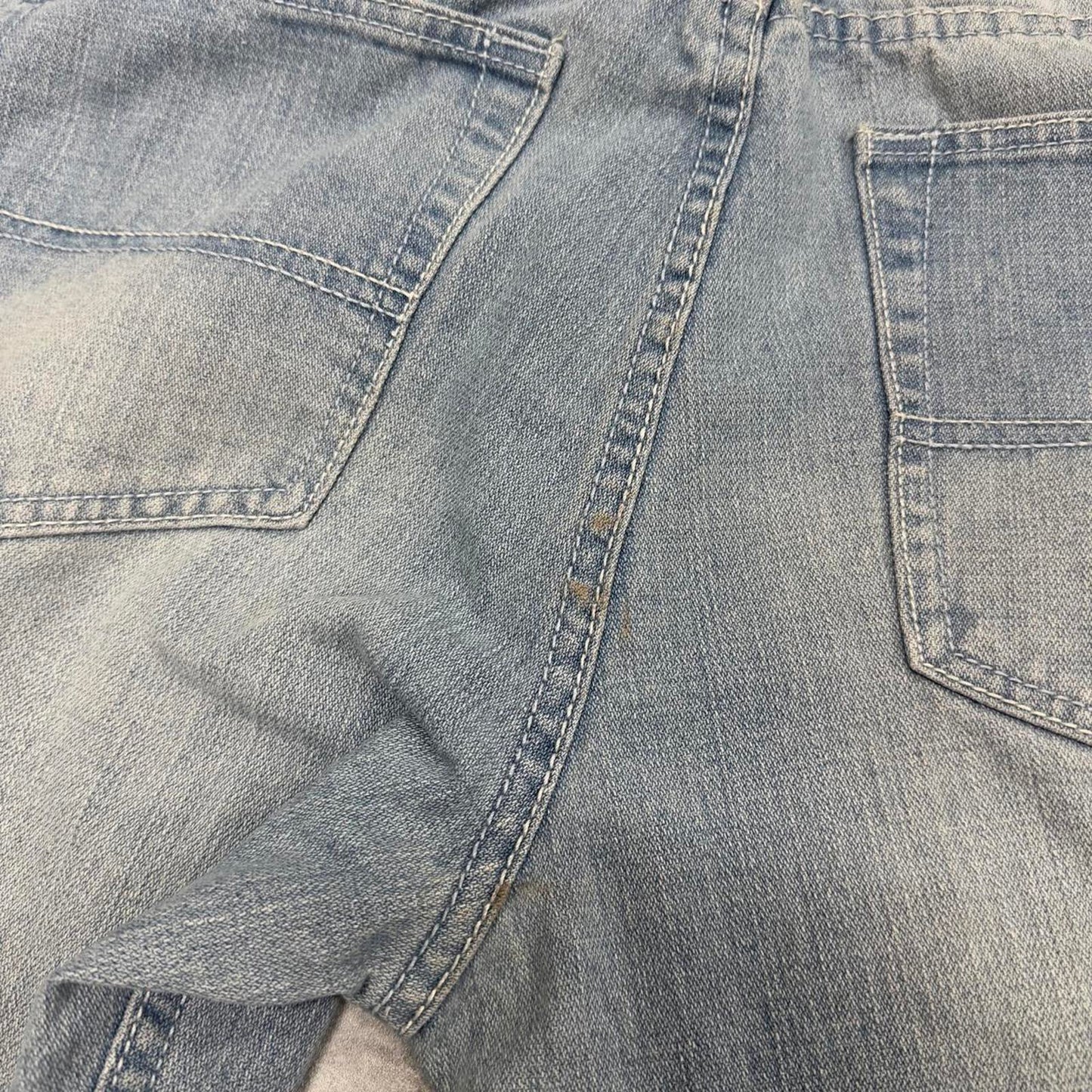 Baggy PJ Mark jeans W34 L31 blue loose leg denim 90s style skater jeans