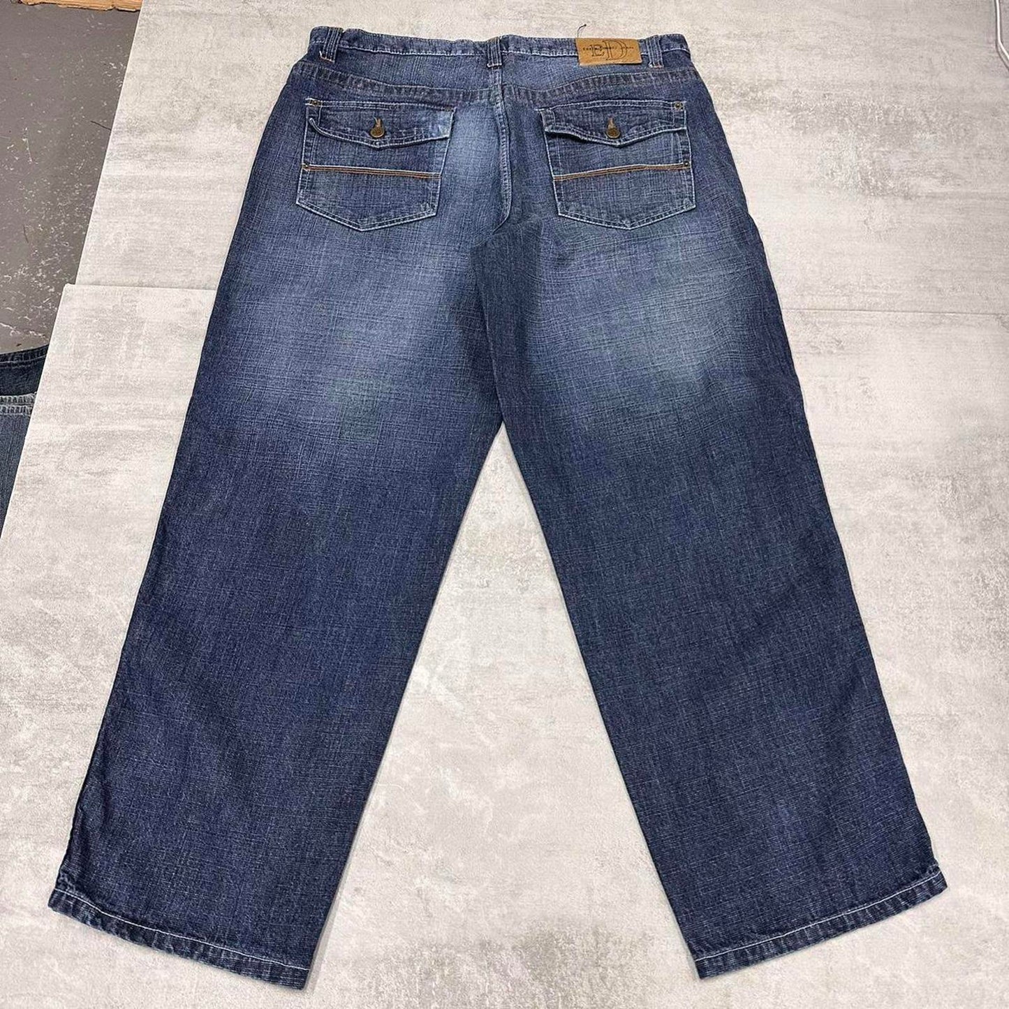 Blue Eddie Domani baggy jeans W38 L30