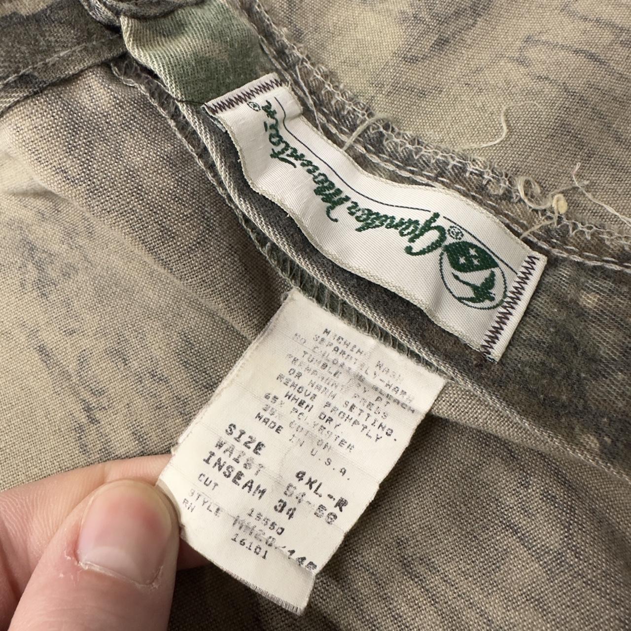 Vintage baggy camo cargo pants y2k utility khaki Gander Mountain Rebark camouflage hunting cargos