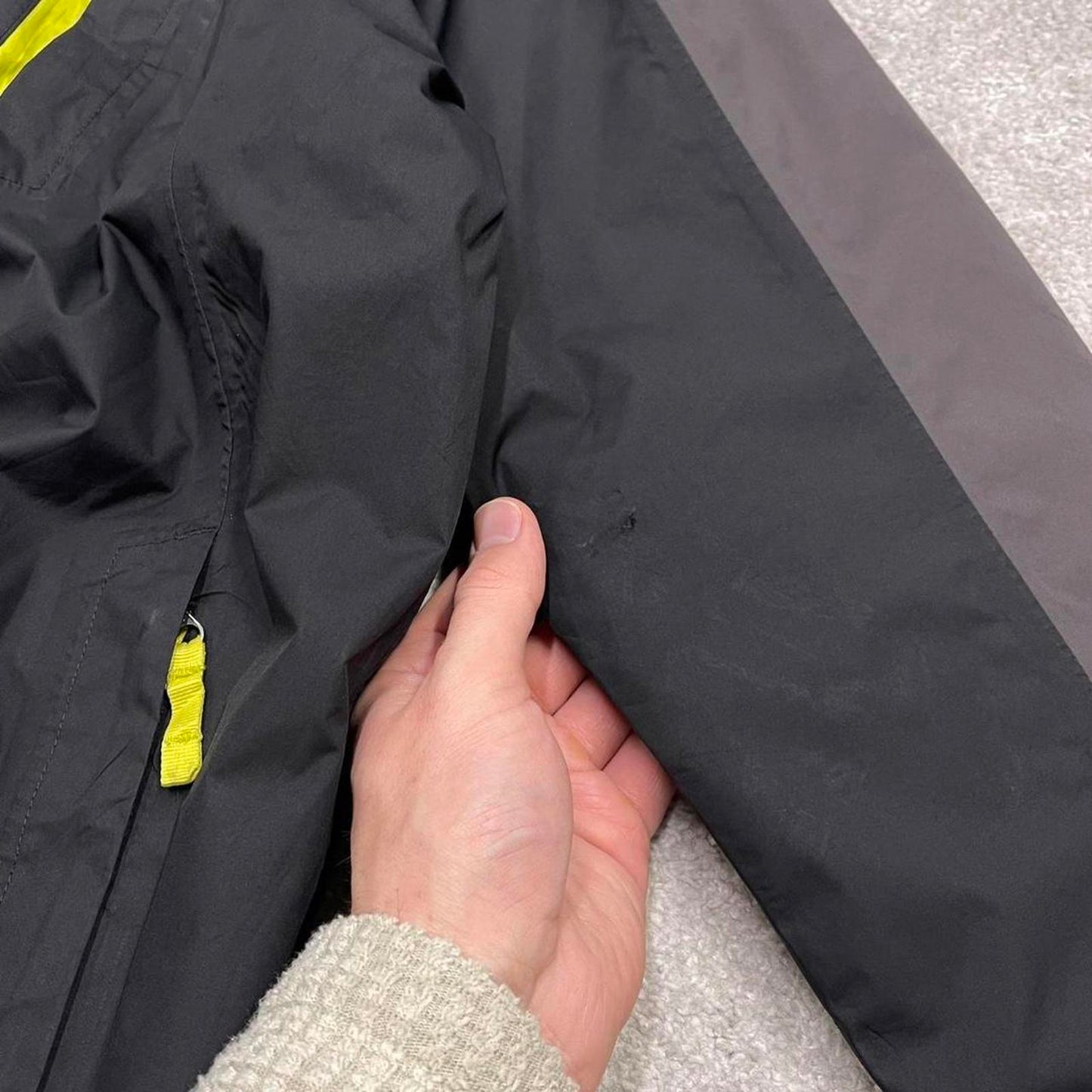 Y2K The North Face HyVent technical jacket black