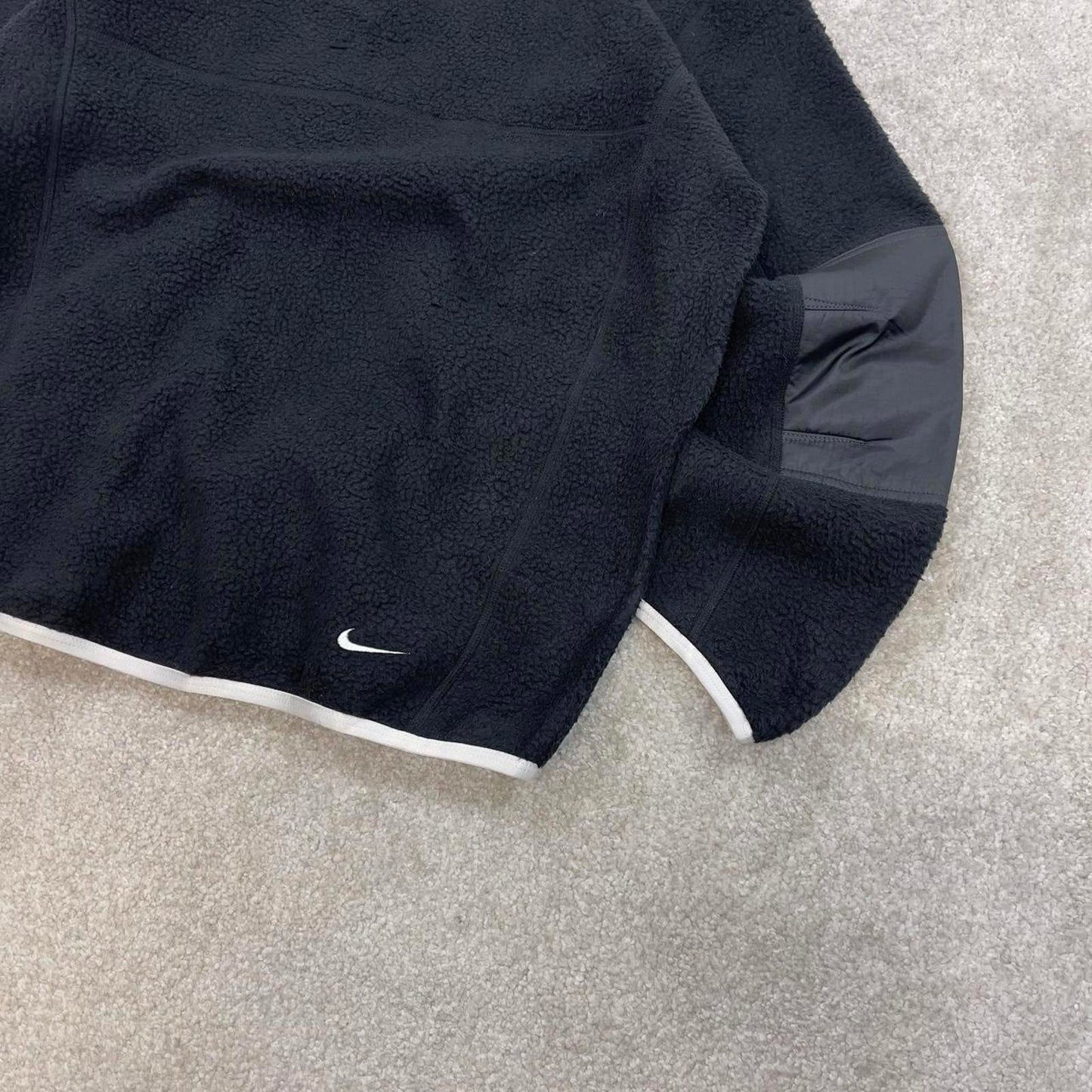 Black Nike ACG full zip technical fleece youth XL embroidered ACG logo autumn y2k style