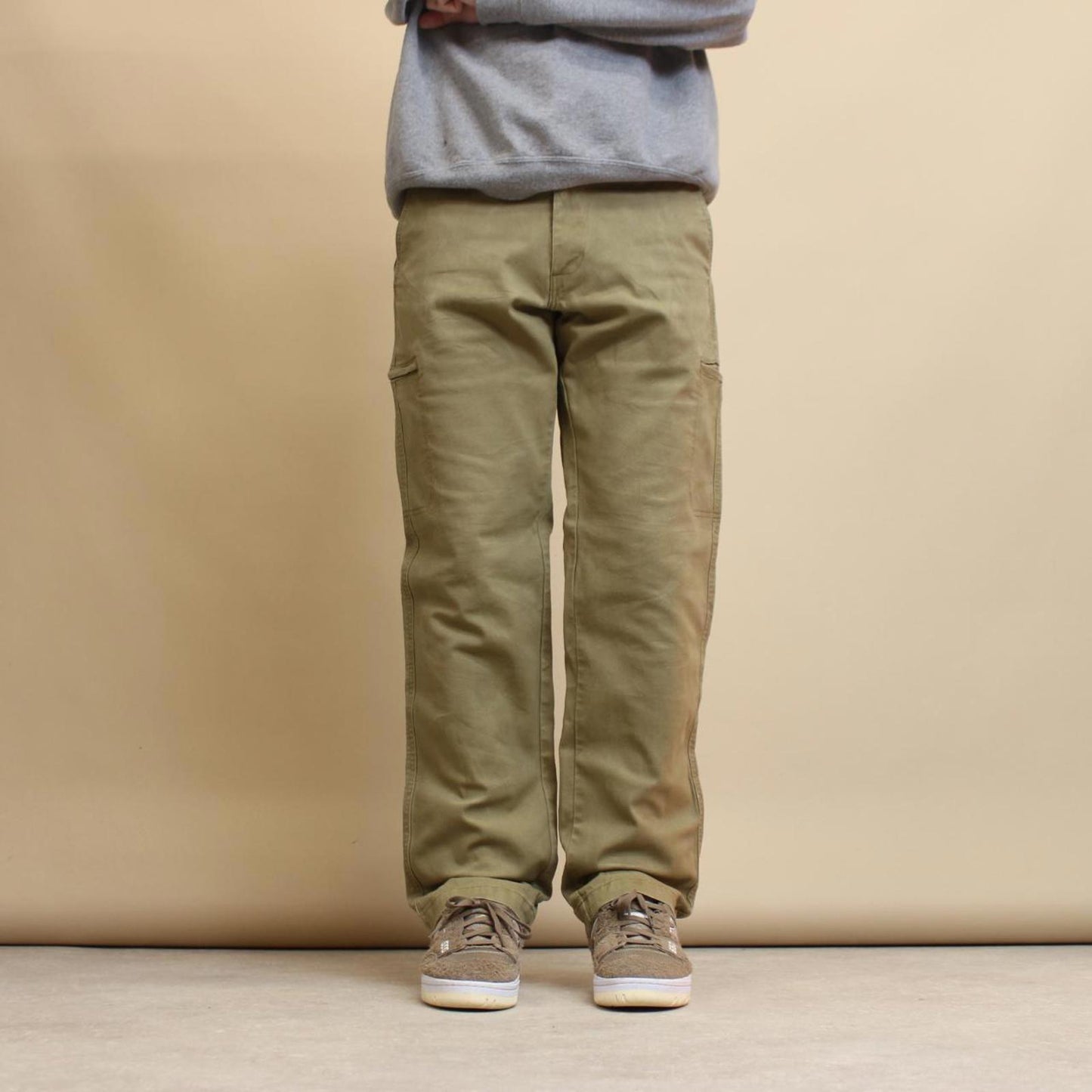 Lee cargo pants W32L32 loose khaki multi pocket trousers
