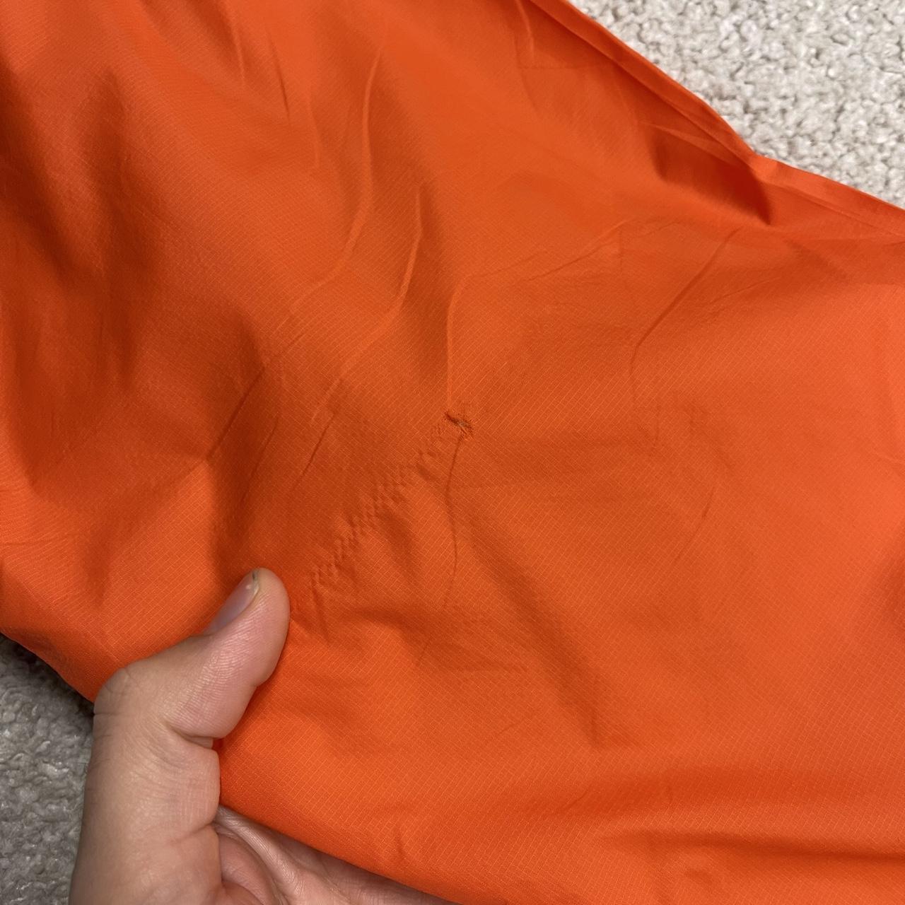 Oakley technical windbreaker jacket colour block paneled blue orange pull over half zip y2k