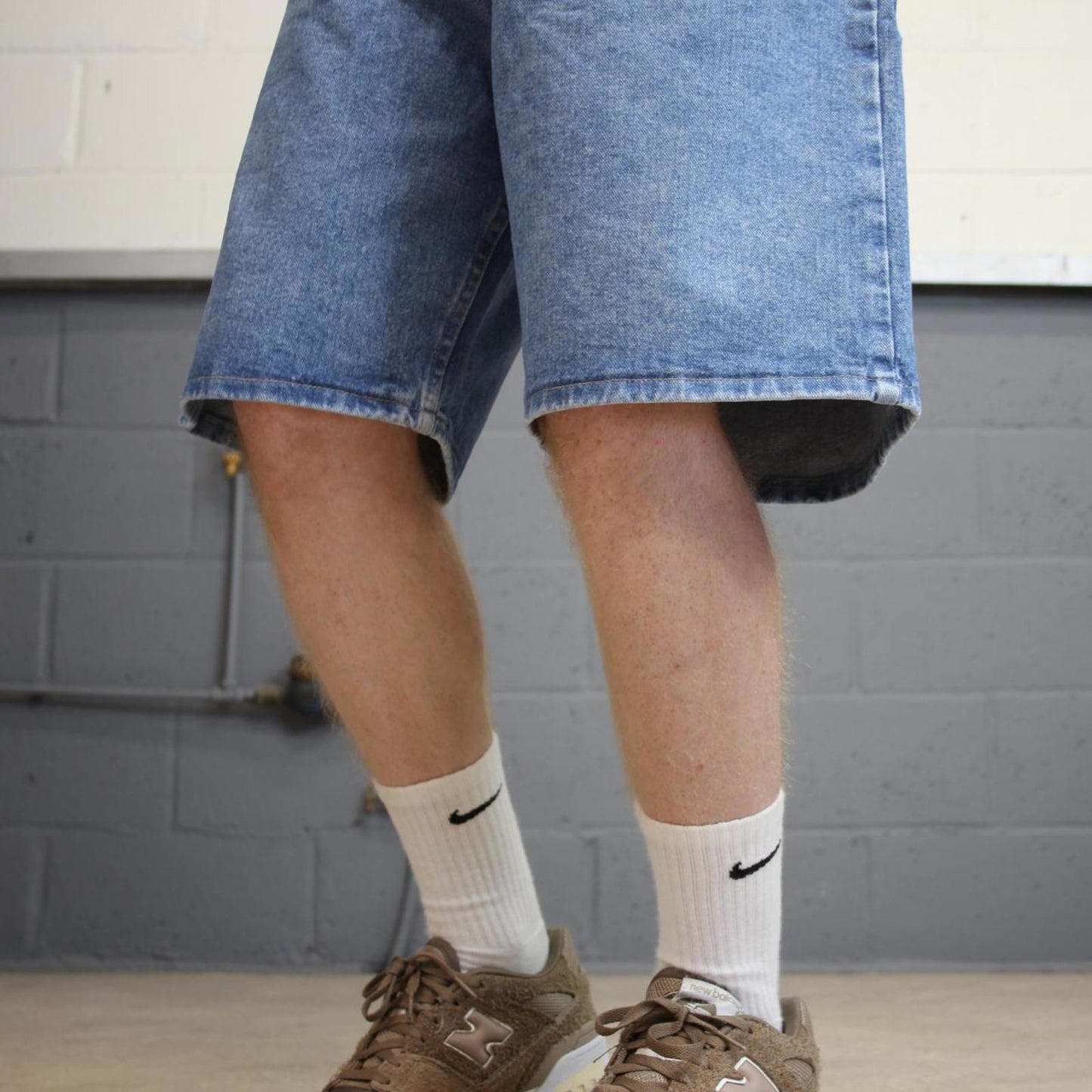 Blue Wrangler jorts W36