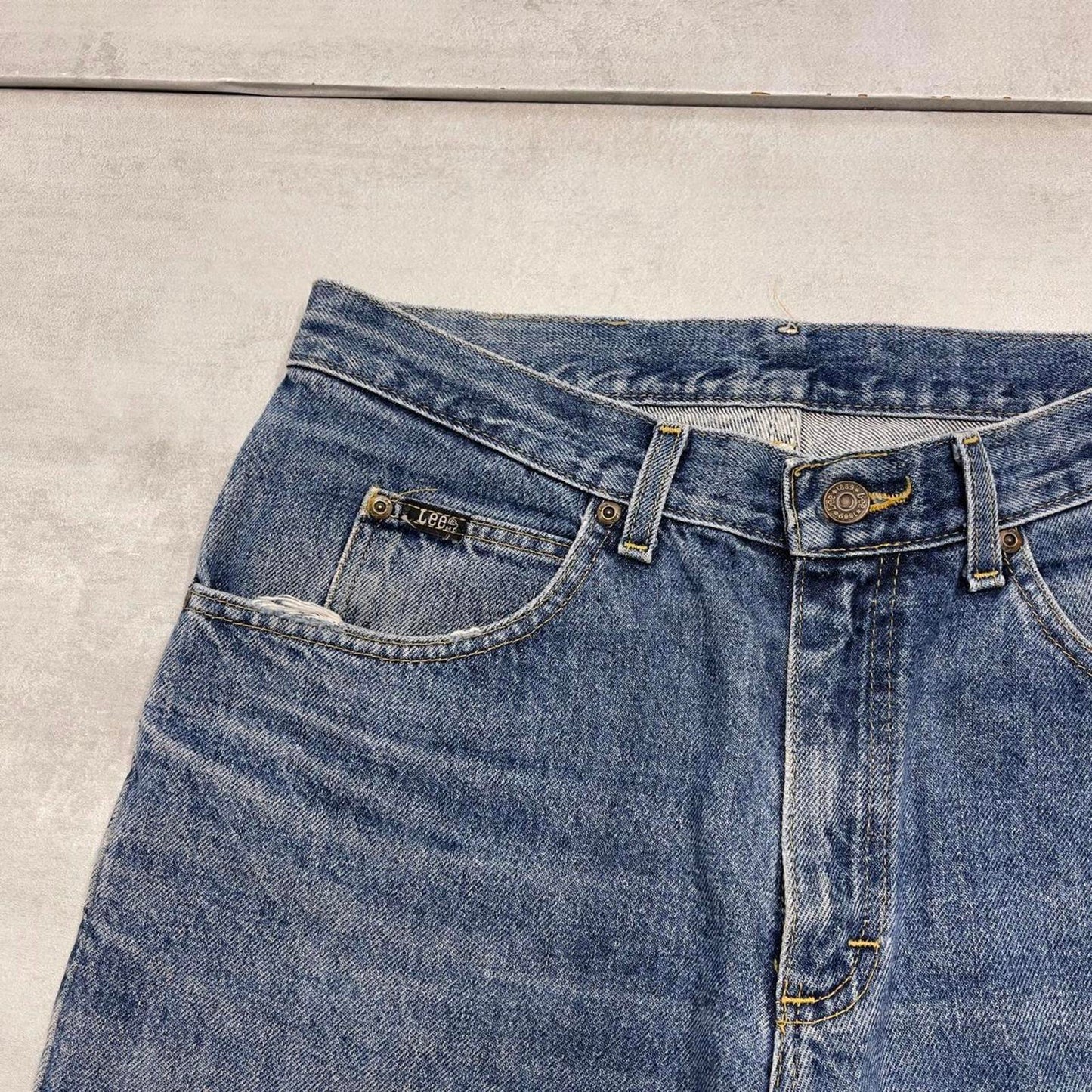 Mens blue Lee Jorts W32