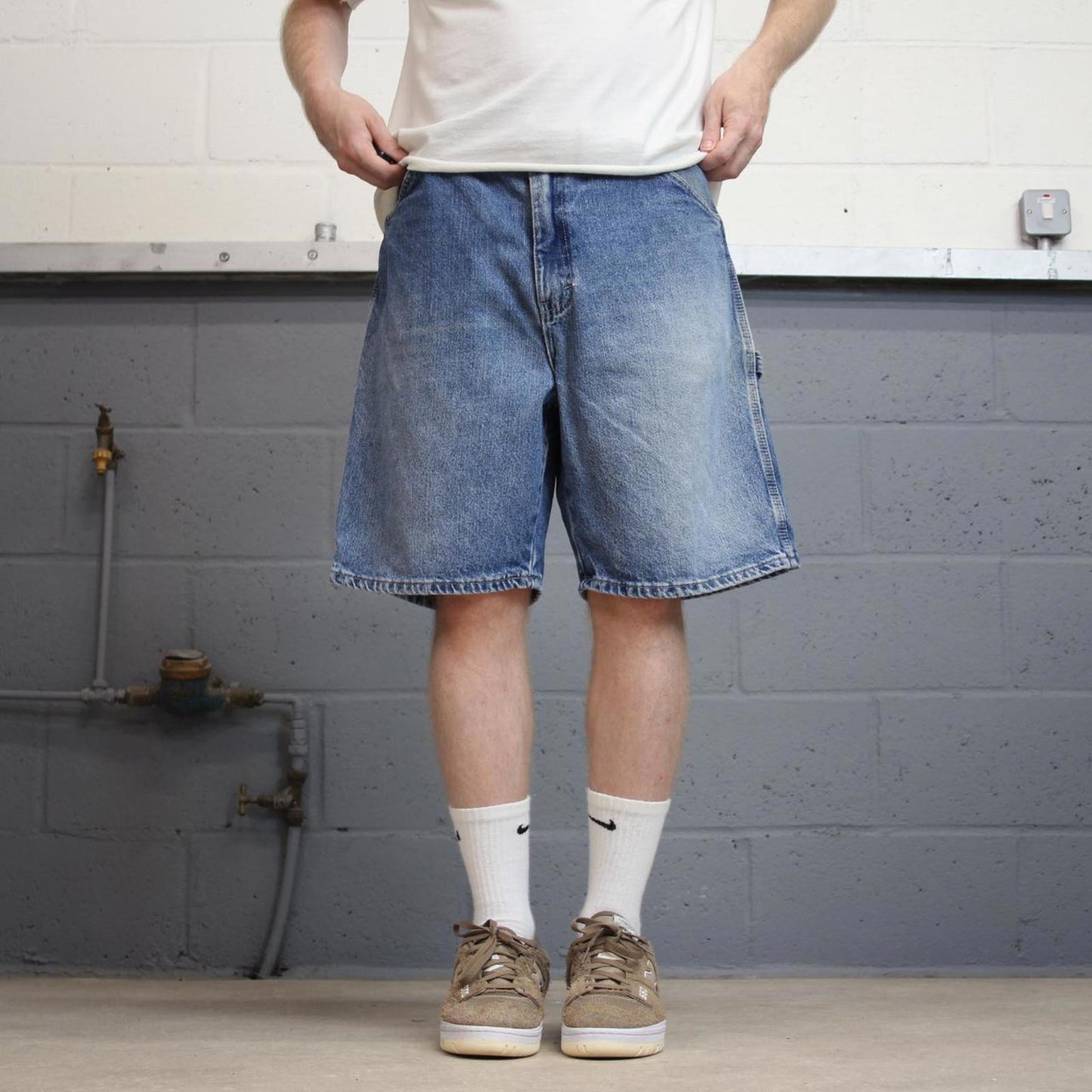 Mens Baggy Dickies carpenter jorts W36