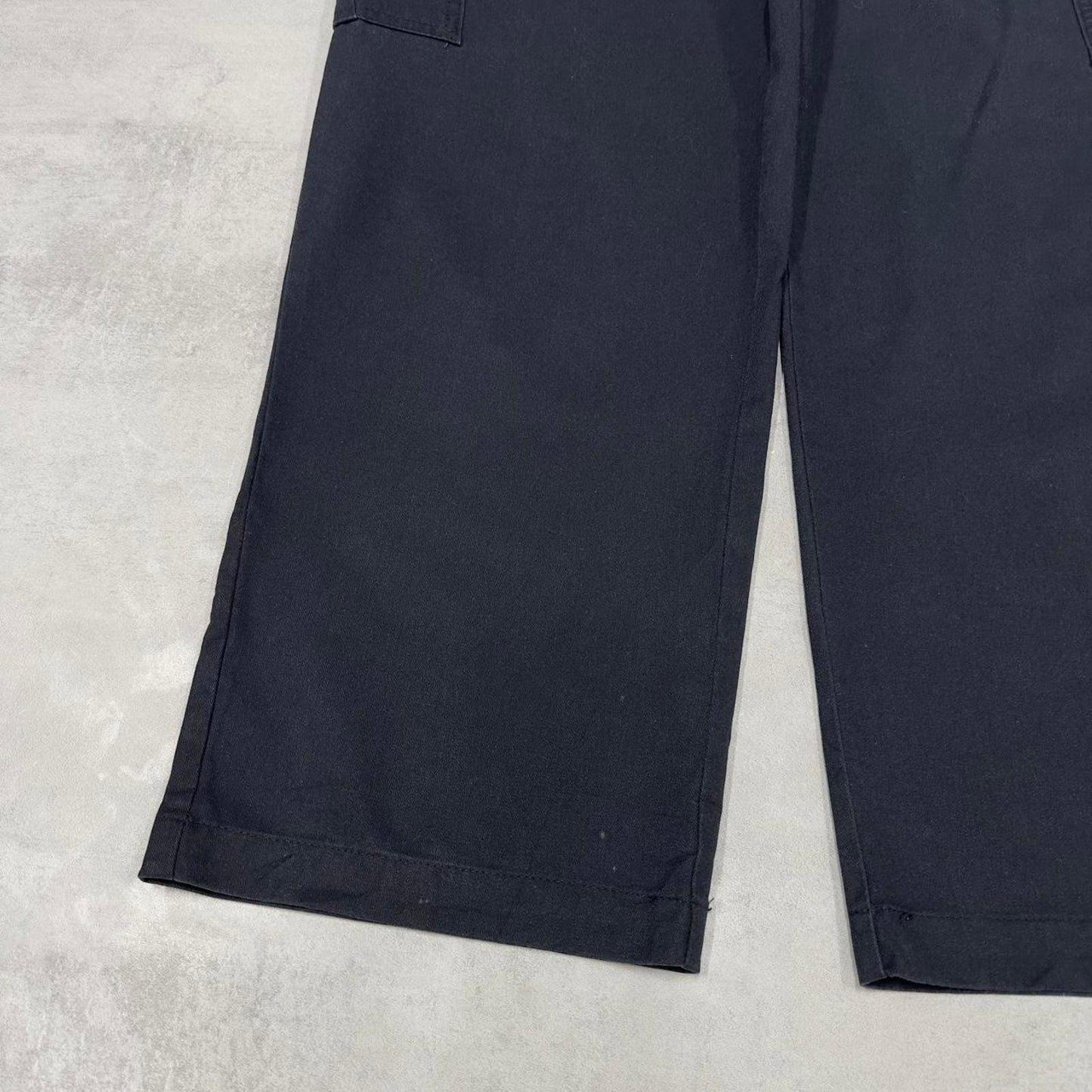 Baggy Dickies cargo trousers W38L30 chino style skater cargo pants patch logo