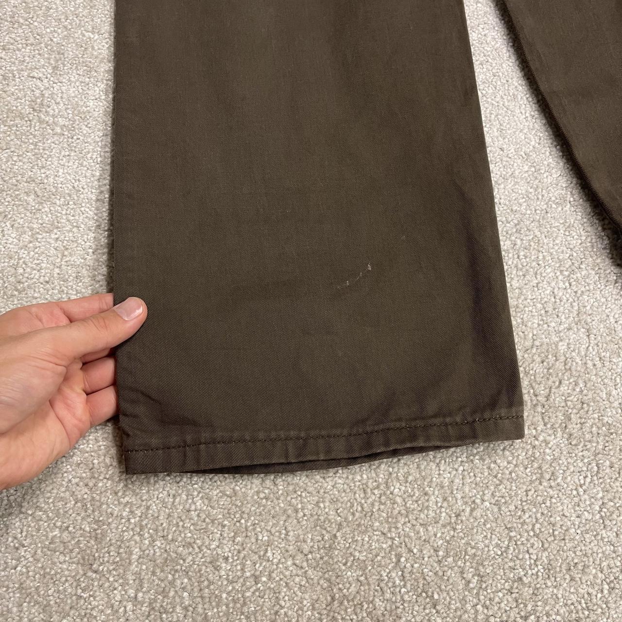 Wrangler baggy cargo pants y2k brown W34L32 Loose fit 100% cotton skater work pants