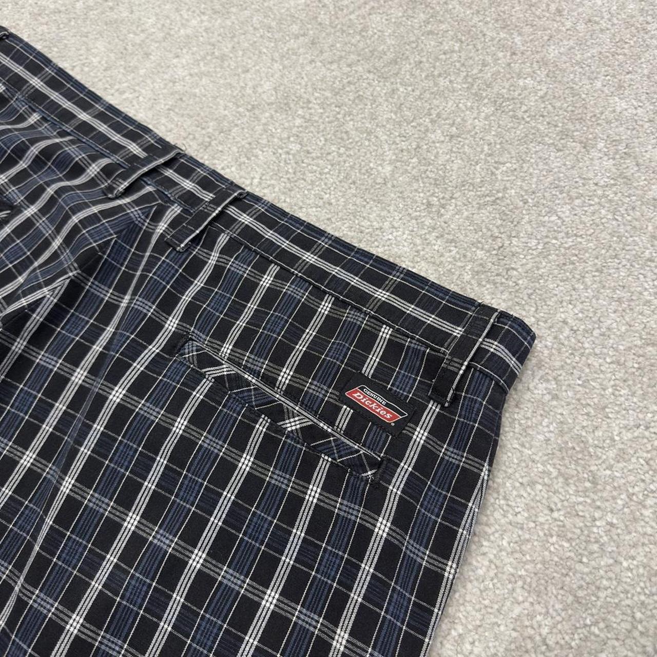 Dickies checkered chino shorts carpenter navy black Chino skater / surf shorts loose fit festival