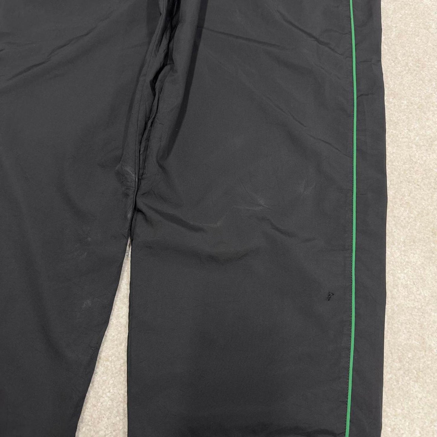 00s baggy Nike tracksuit bottoms black XXL loose y2k style sportswear track pants gym wear