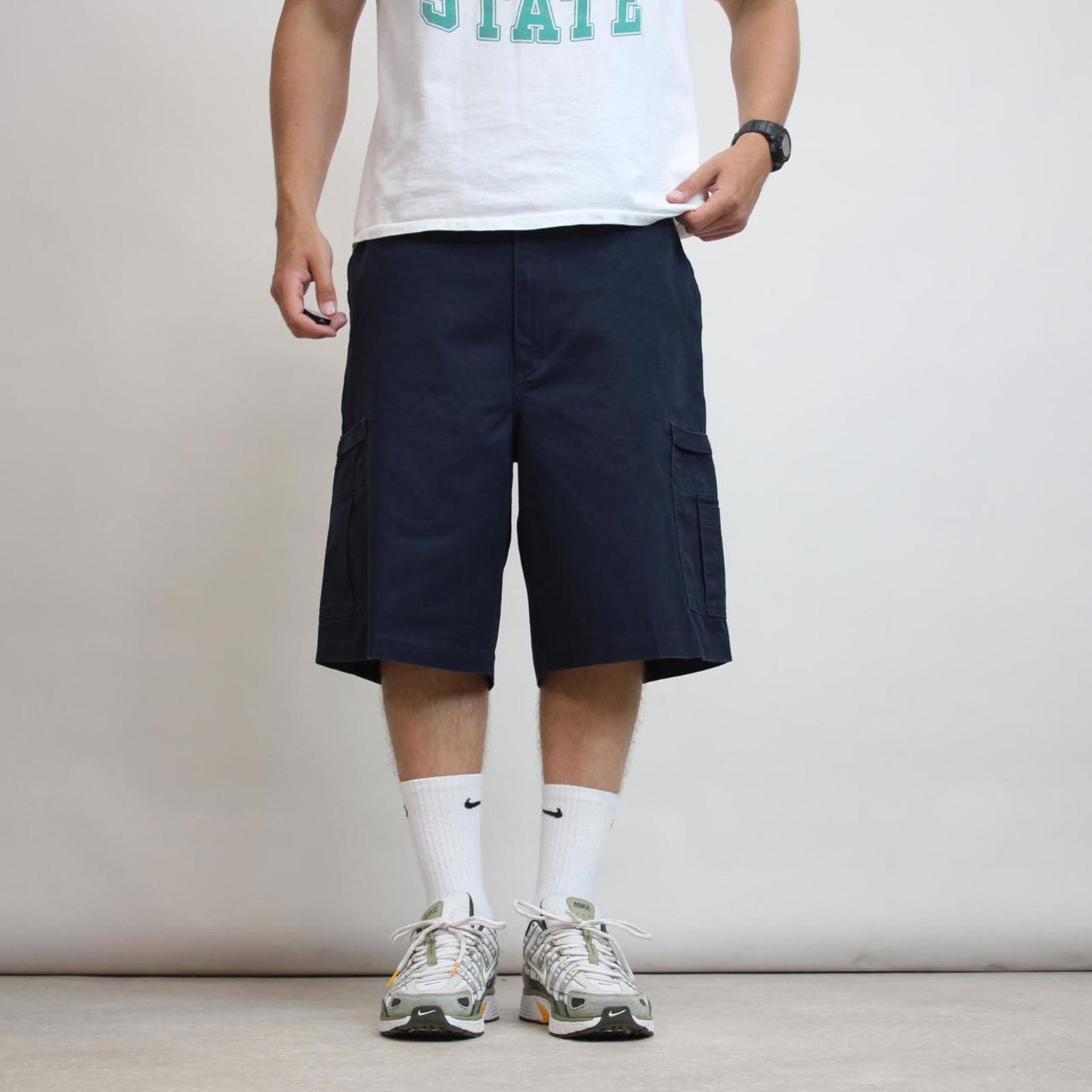 Navy Dickies Cargo shorts W40