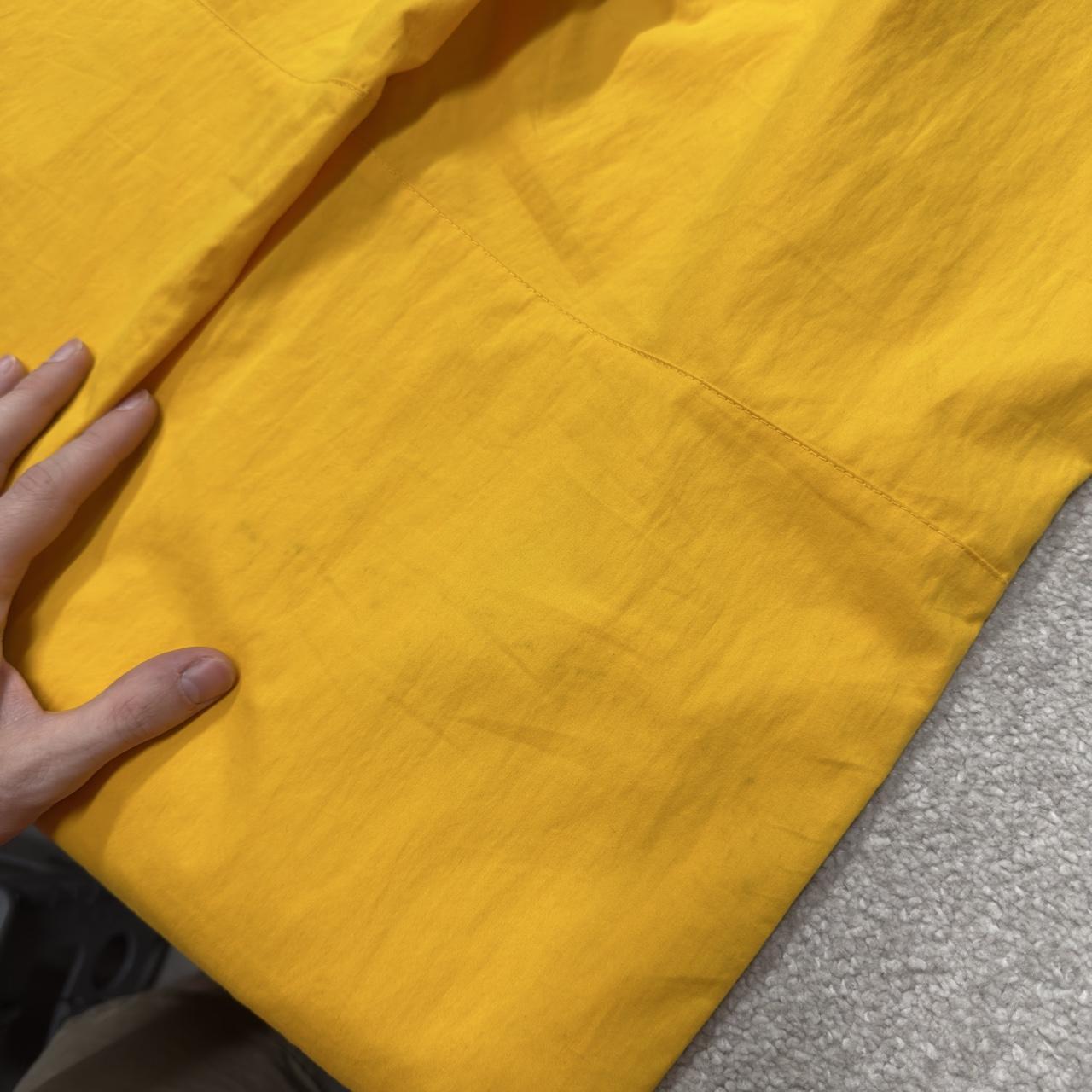 Y2K Nautica loose leg tracksuit bottoms yellow L Mesh lining drawstring and elasticated waist