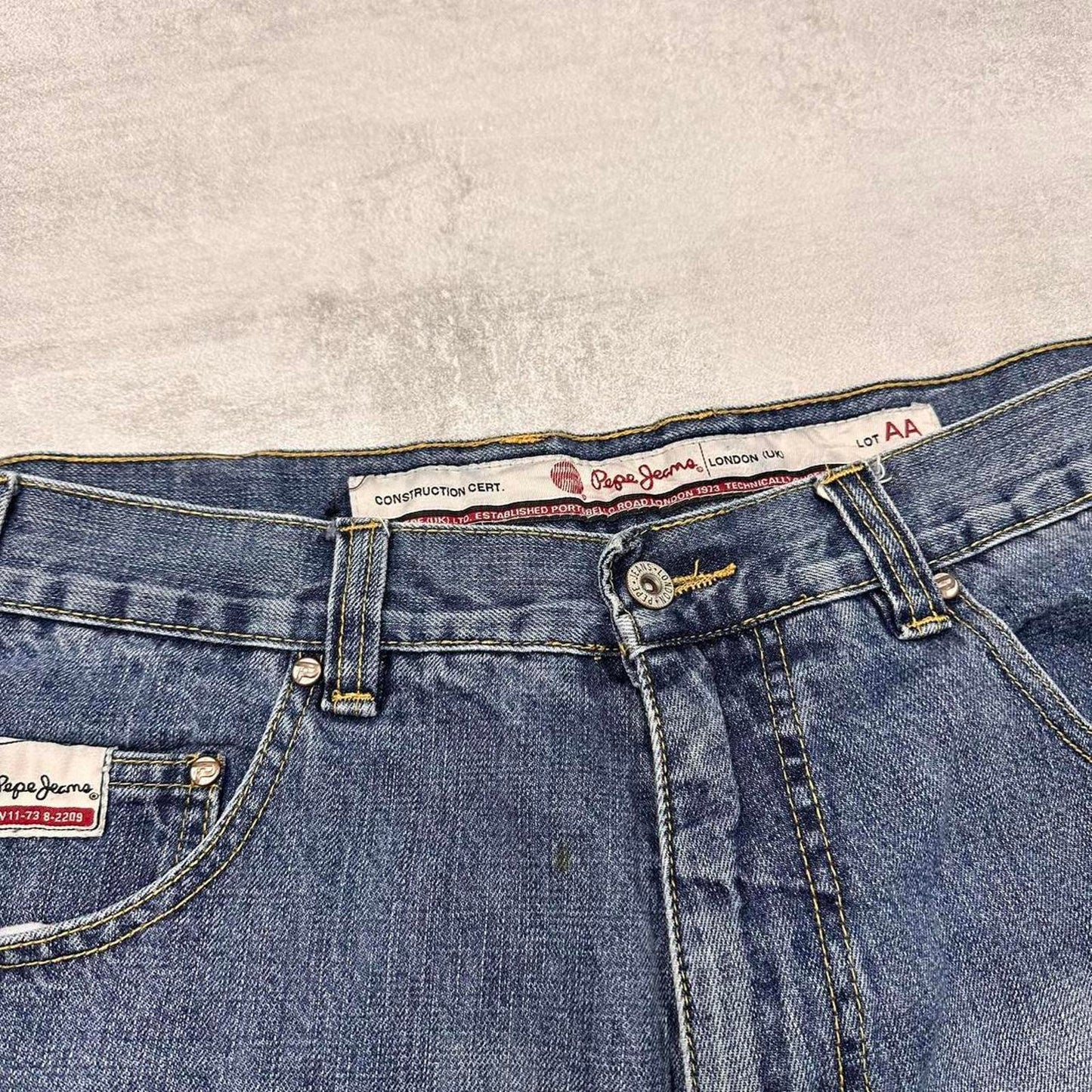 Baggy Pepe carpenter jorts W36