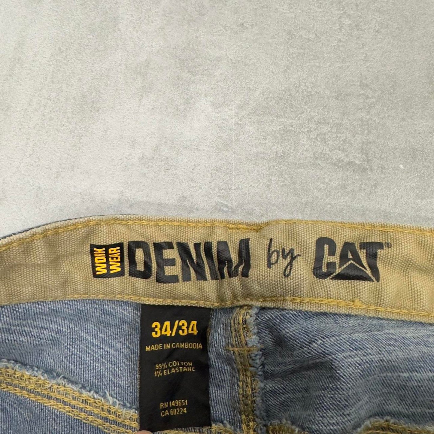 Blue Caterpillar jeans W34L34 loose denim skater style jeans