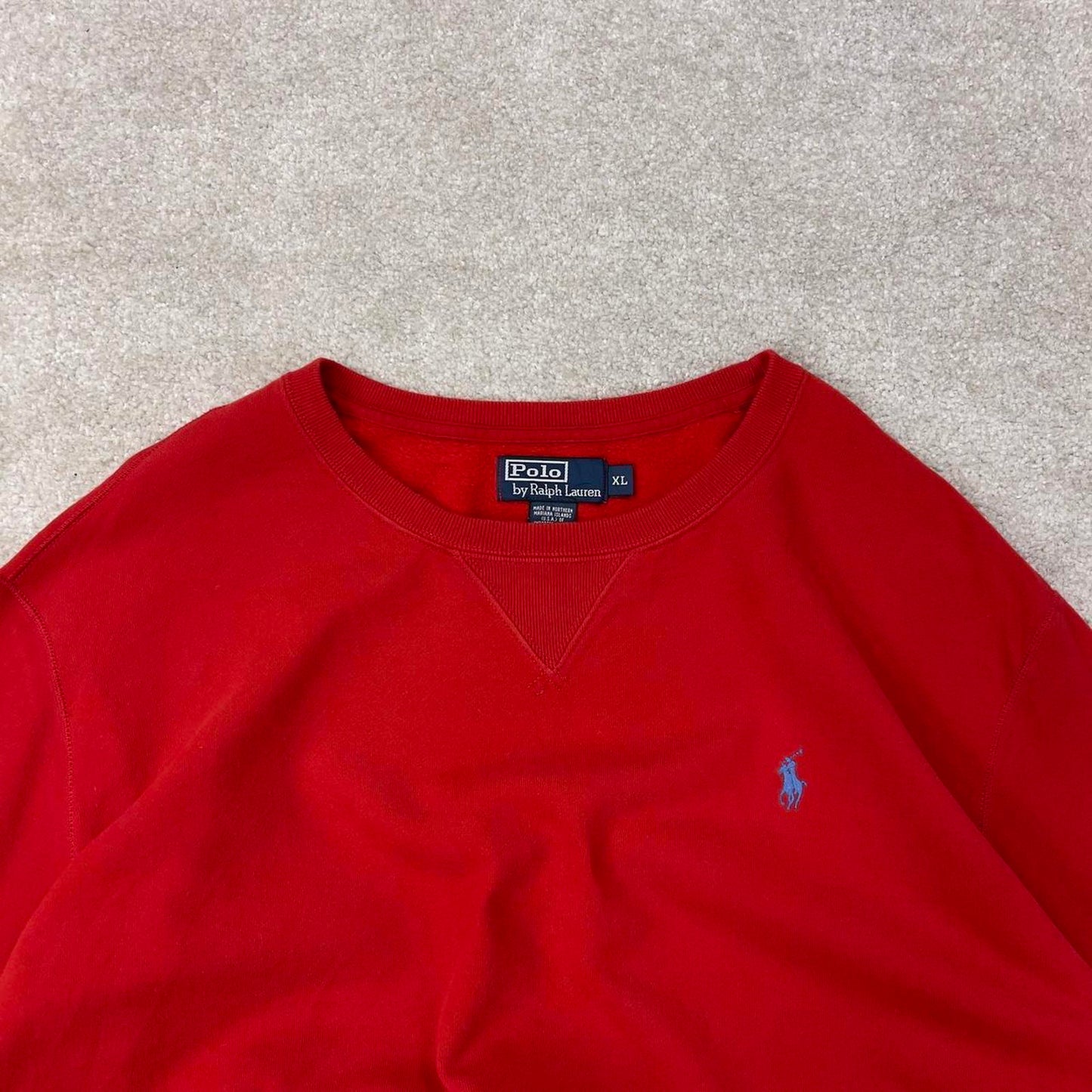 Red Ralph Lauren sweatshirt XL