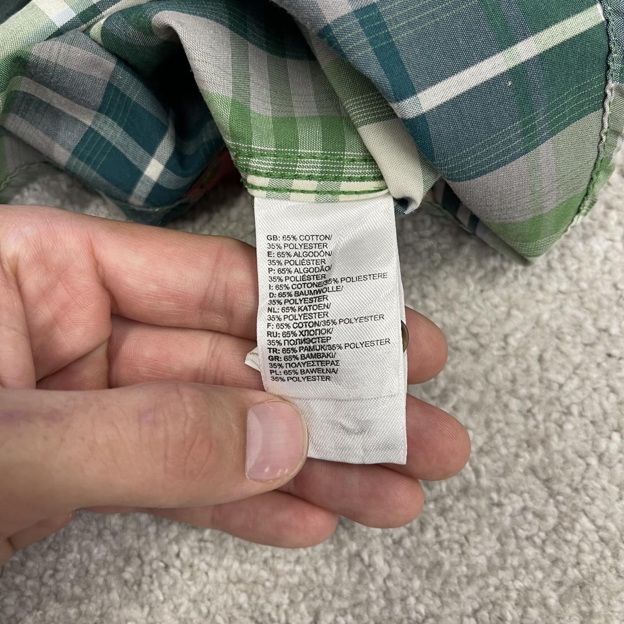 North Face checkered short sleeve shirt green TNF festival surf style check shirt button down summer