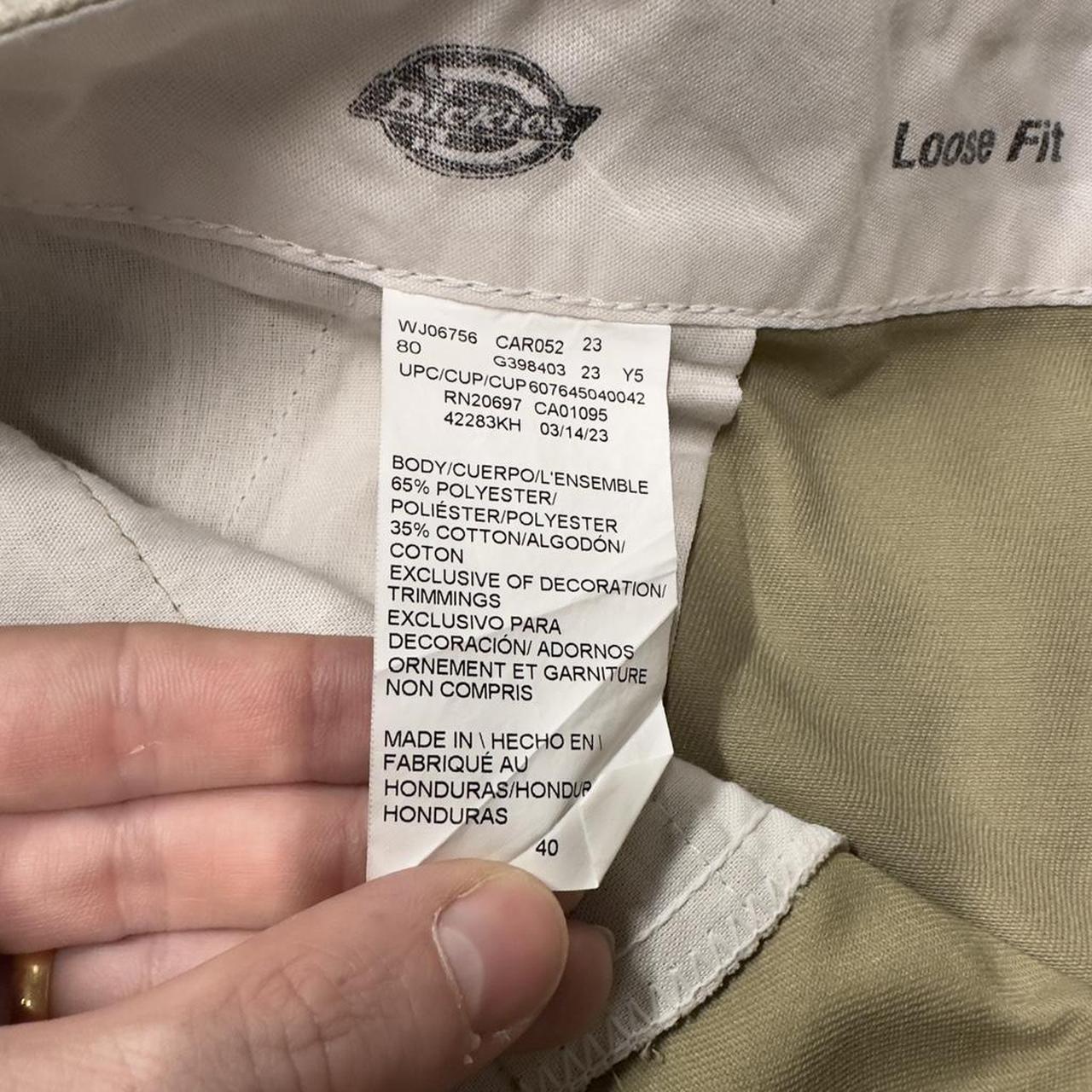 Dickies baggy chino shorts carpenter khaki Chino skater / surf shorts loose fit festival