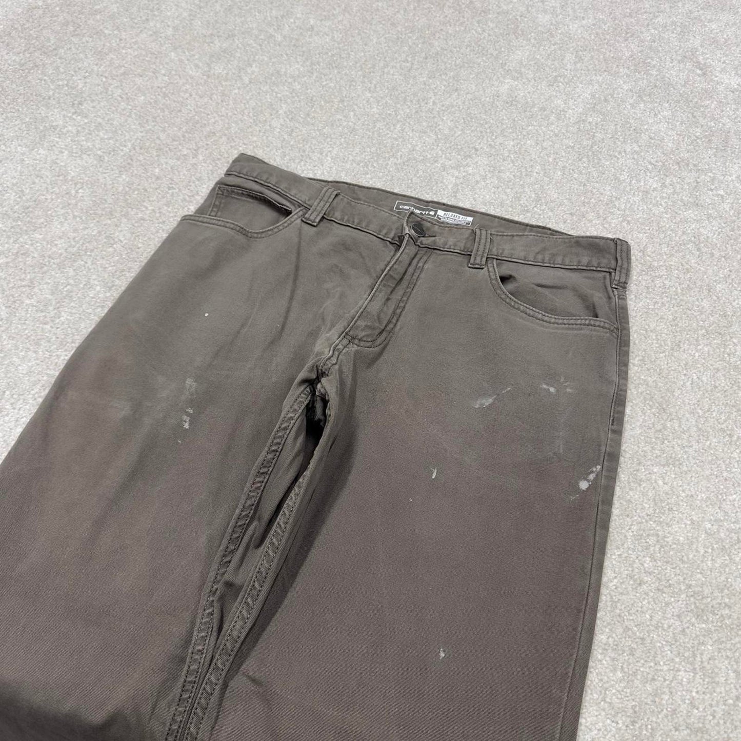 Carhartt carpenter pants W34L30 loose khaki relaxed fit skate pants