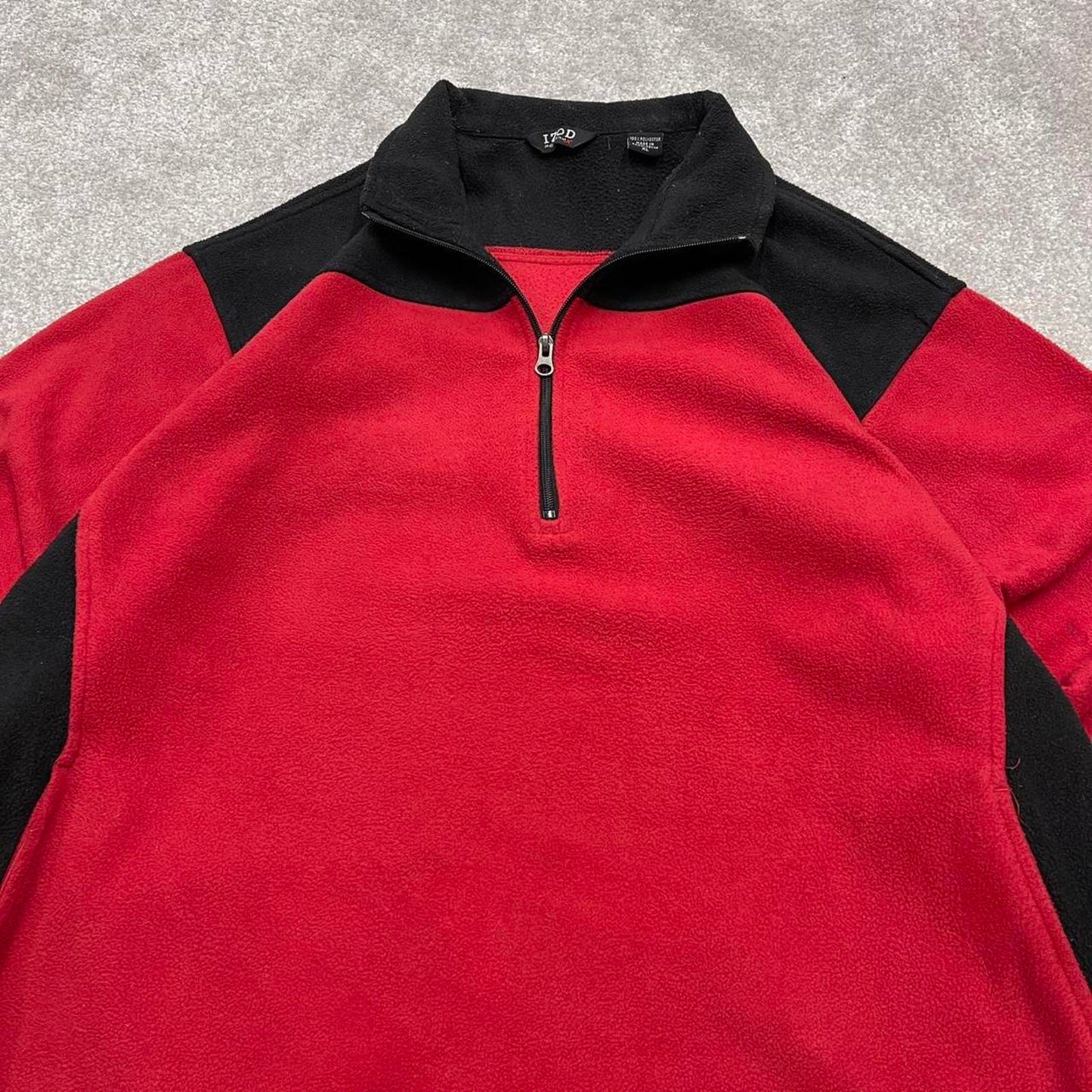 00s Izod technical fleece XL Men's Red y2k style 1/4 zip autumn pull over Sportswear
