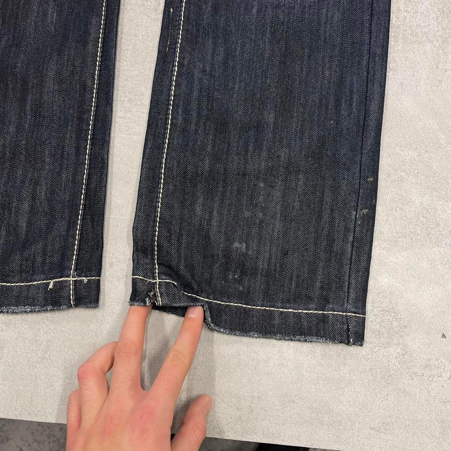 Kolapso jeans W30L34 straight y2k hip hop style denim jeans