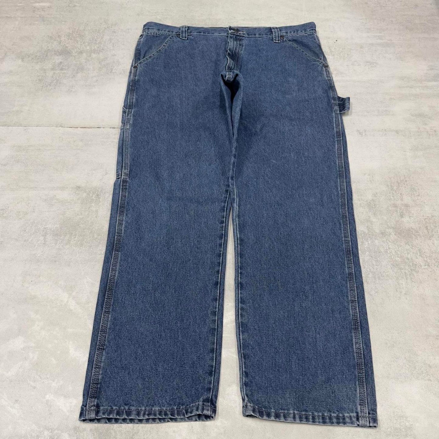 Blue Wrangler carpenter jeans W38L30 loose cargo skater style jeans