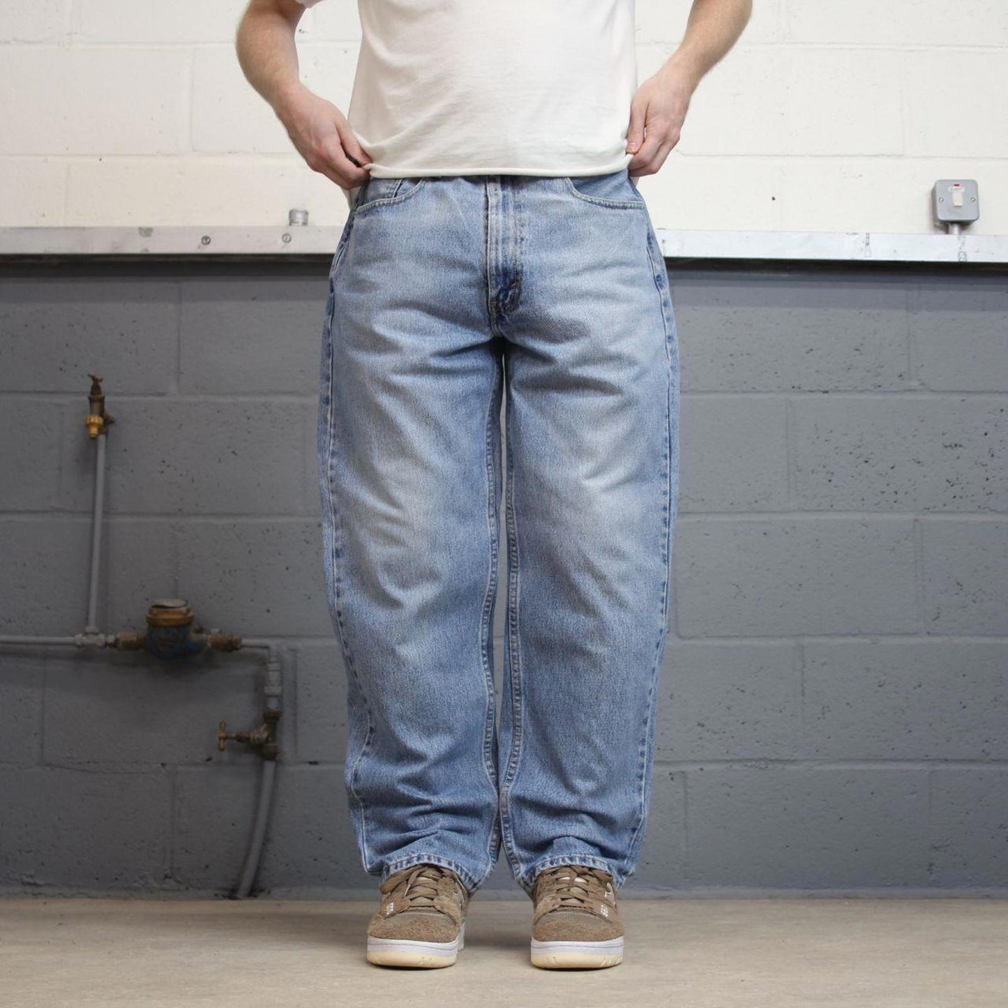 Baggy Levis 550 jeans W36 L30 blue loose 90s relaxed style skater jeans red tab logo