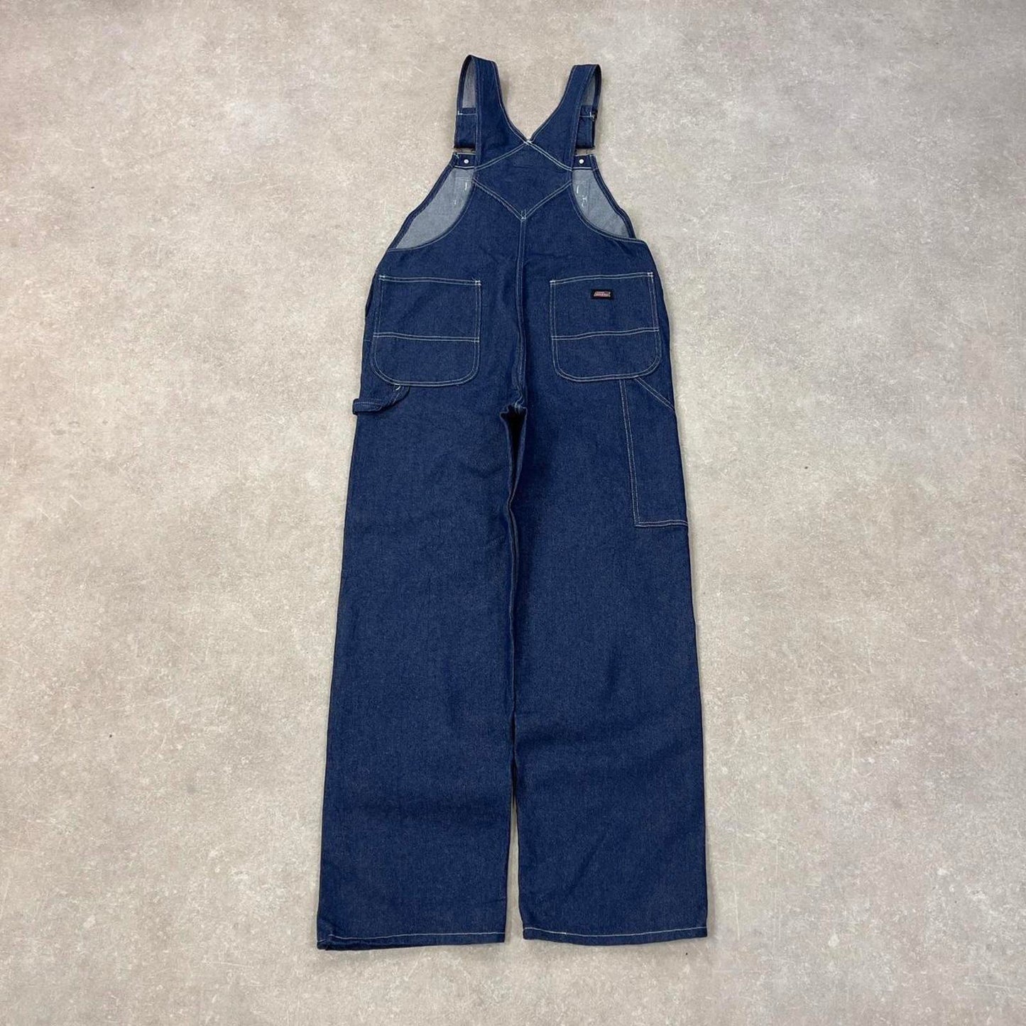 Dickies dungarees W38 L33 USA blue mens denim overalls
