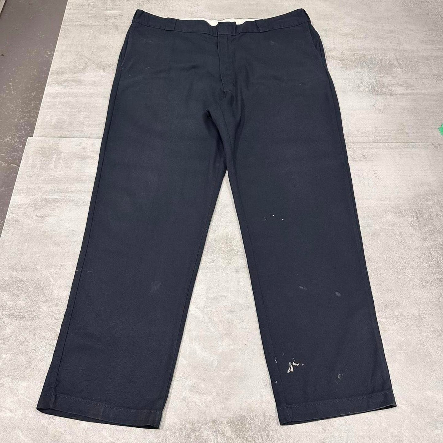 Navy Dickies 874 pants W44L32 twill style chino trousers skate style
