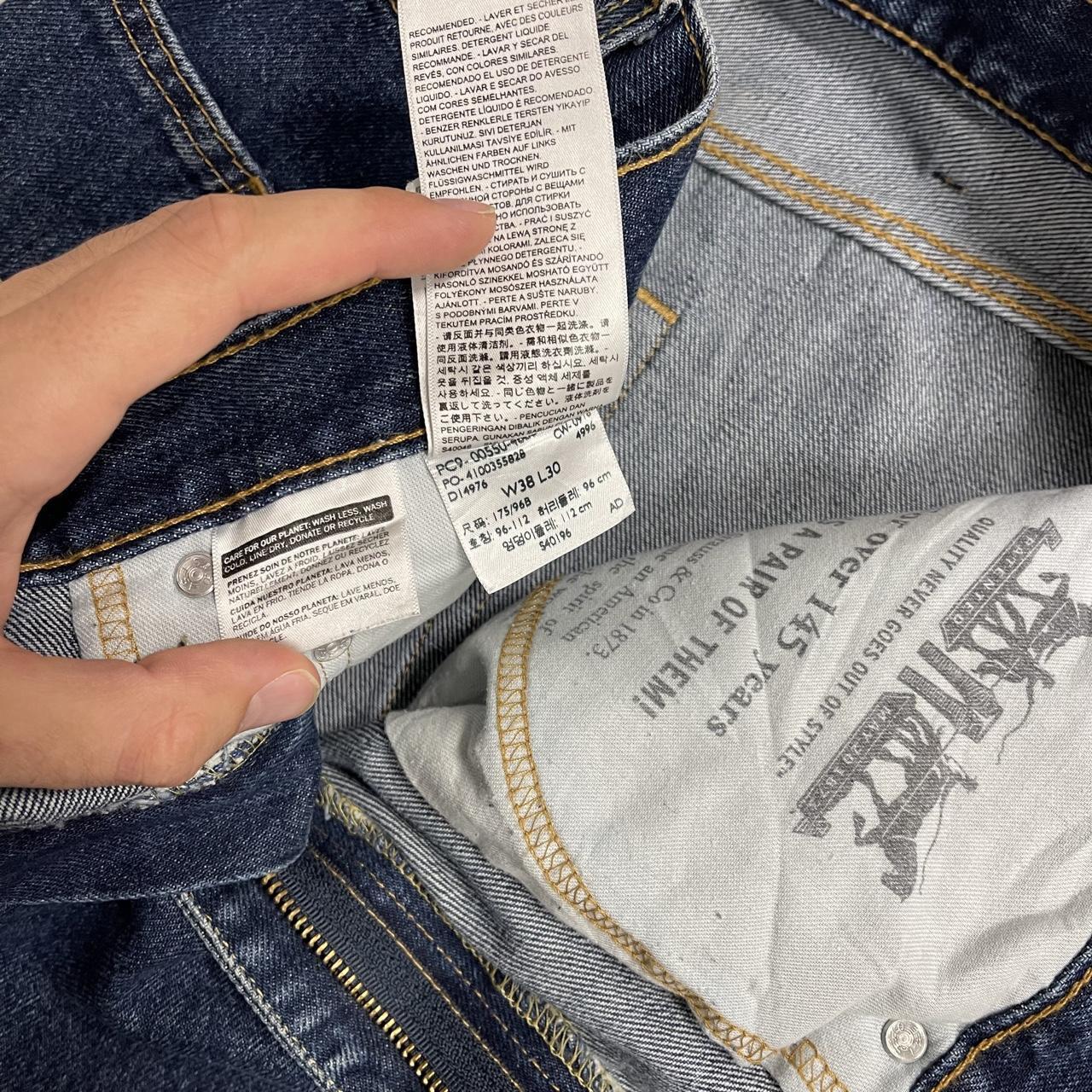 Levi’s baggy jeans 550 W38L32 blue 100% cotton 5 pocket y2k pants
