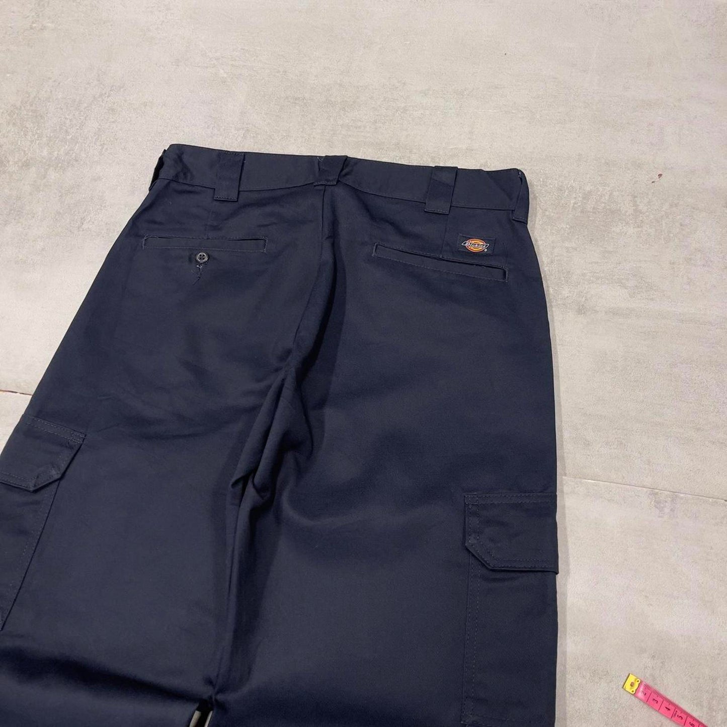 Loose Dickies cargo trousers W32L30 navy chino style skater cargo pants