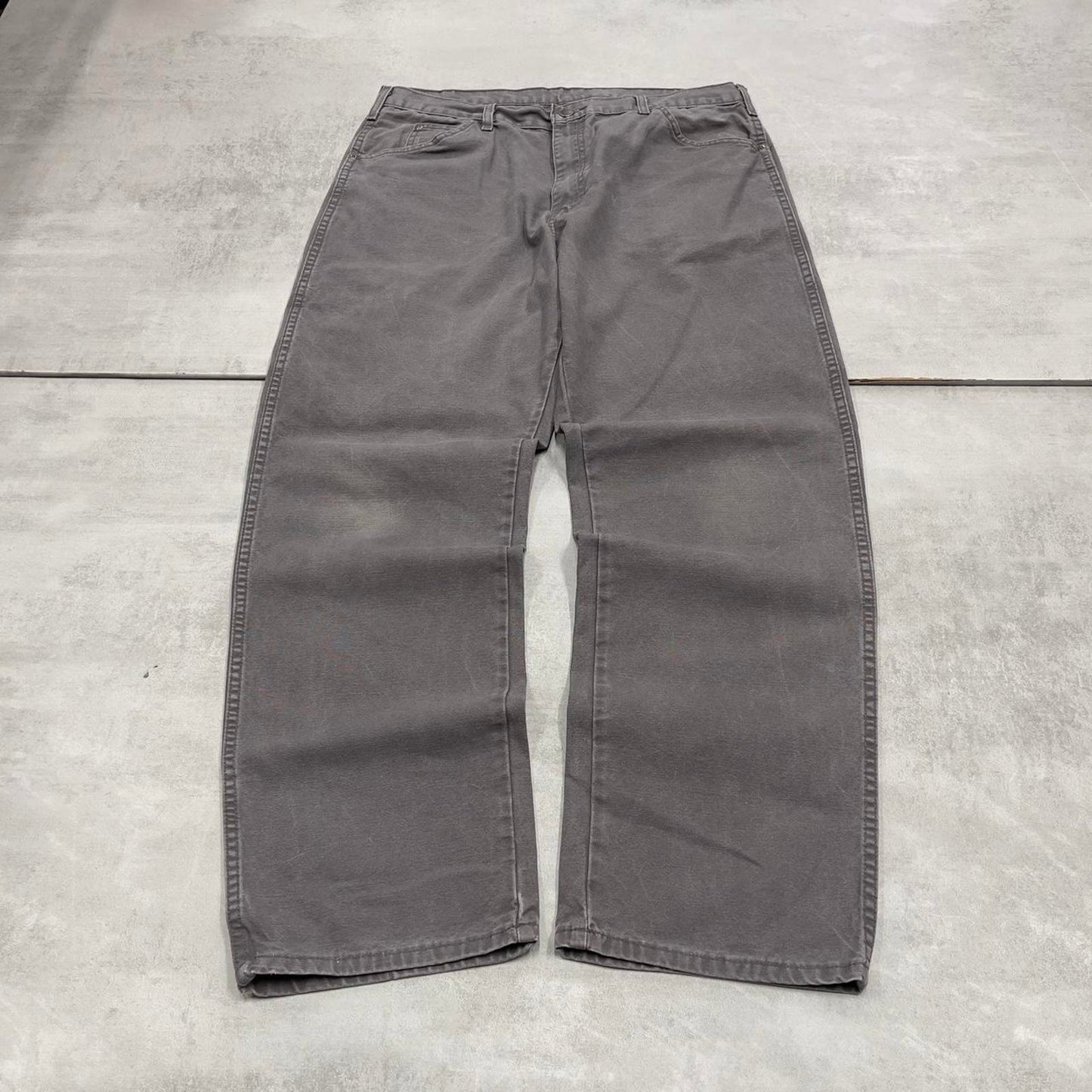 Baggy Dickies carpenter jeans W36L32 90s skate style grey canvasy cargos