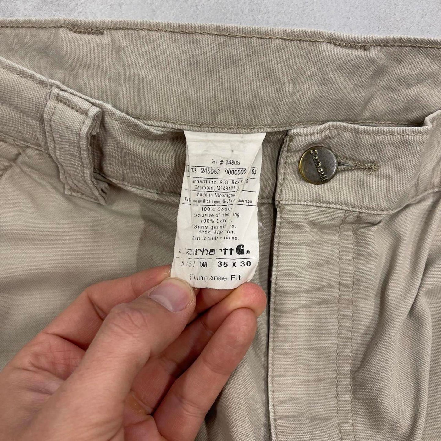 Baggy Carhartt carpenter pants W35 L30