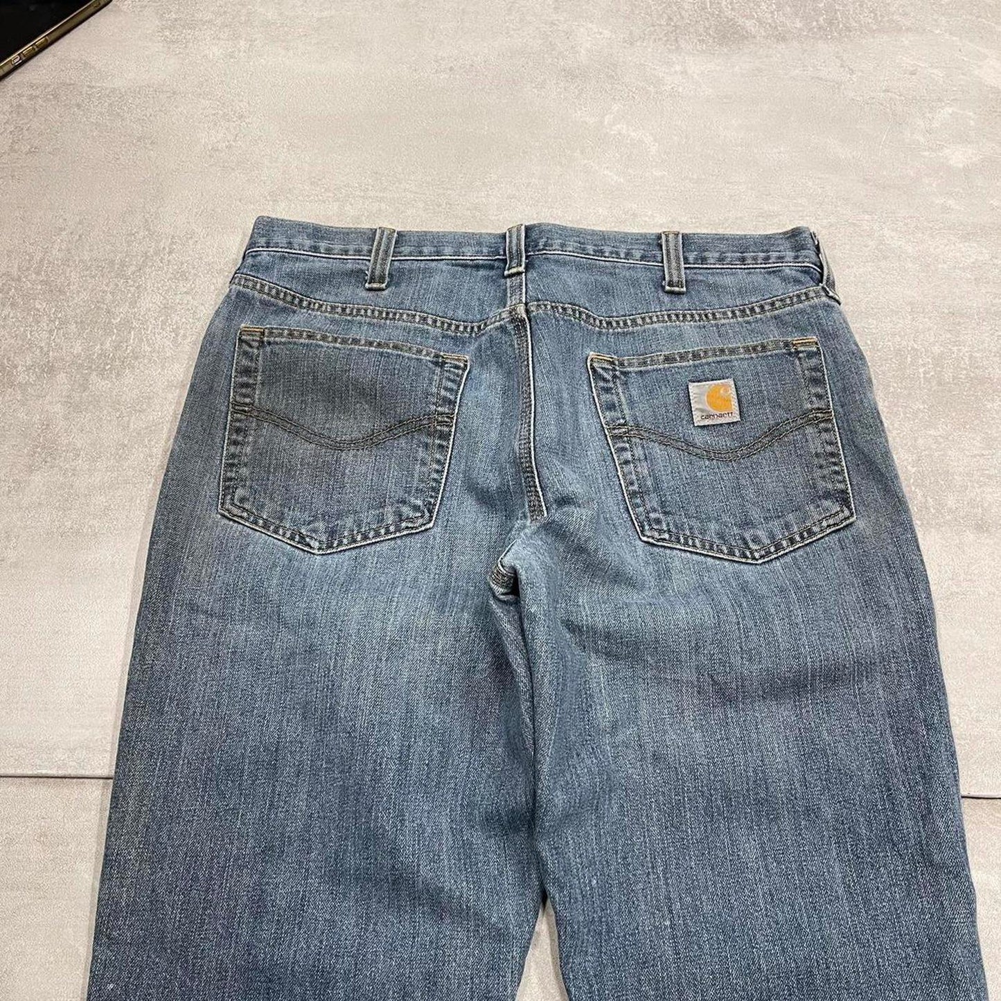 Blue Carhartt jeans W34L30 denim work 90s style skater jeans
