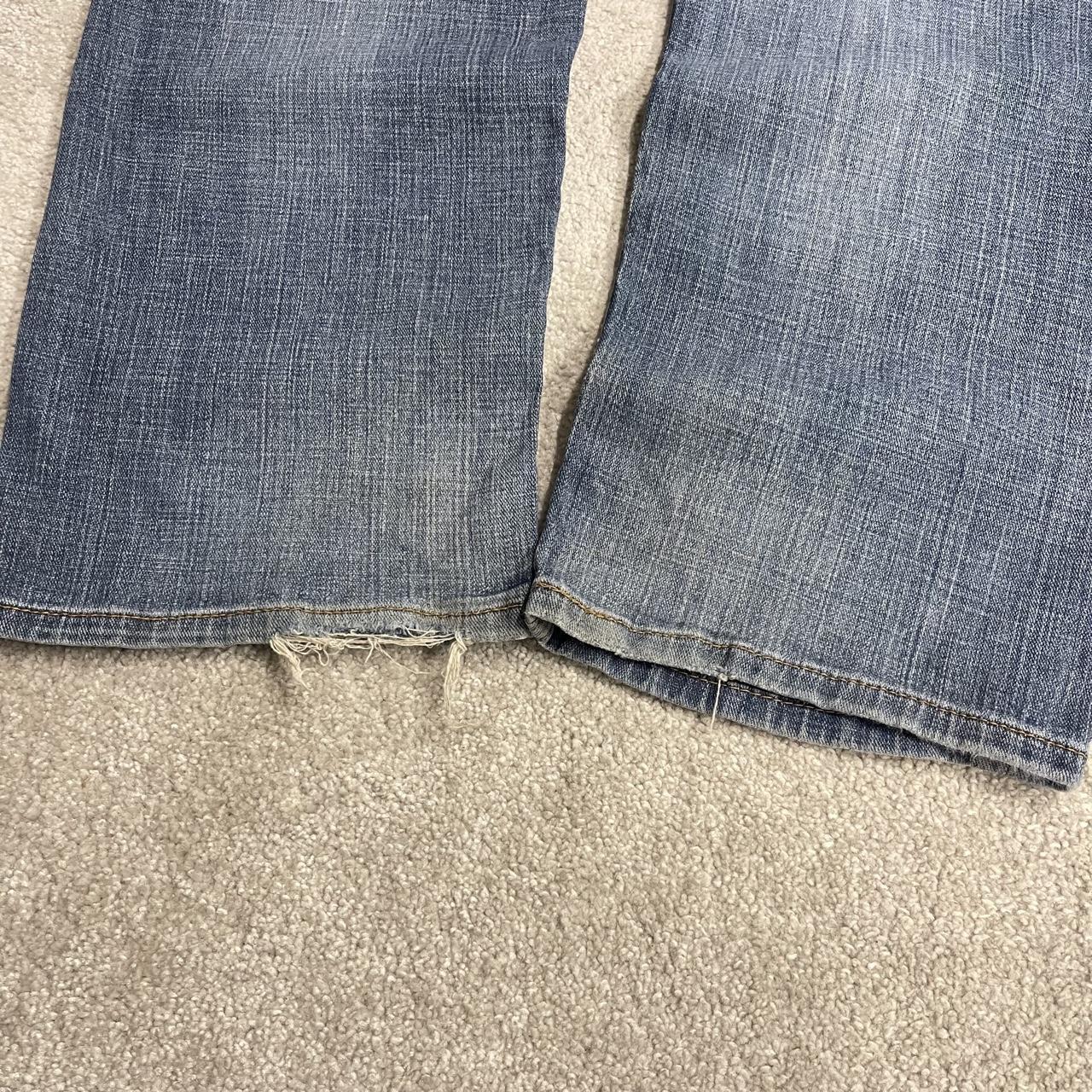 Levi's 505 straight fit jeans y2k blue Regular straight leg denim pants red tab logo