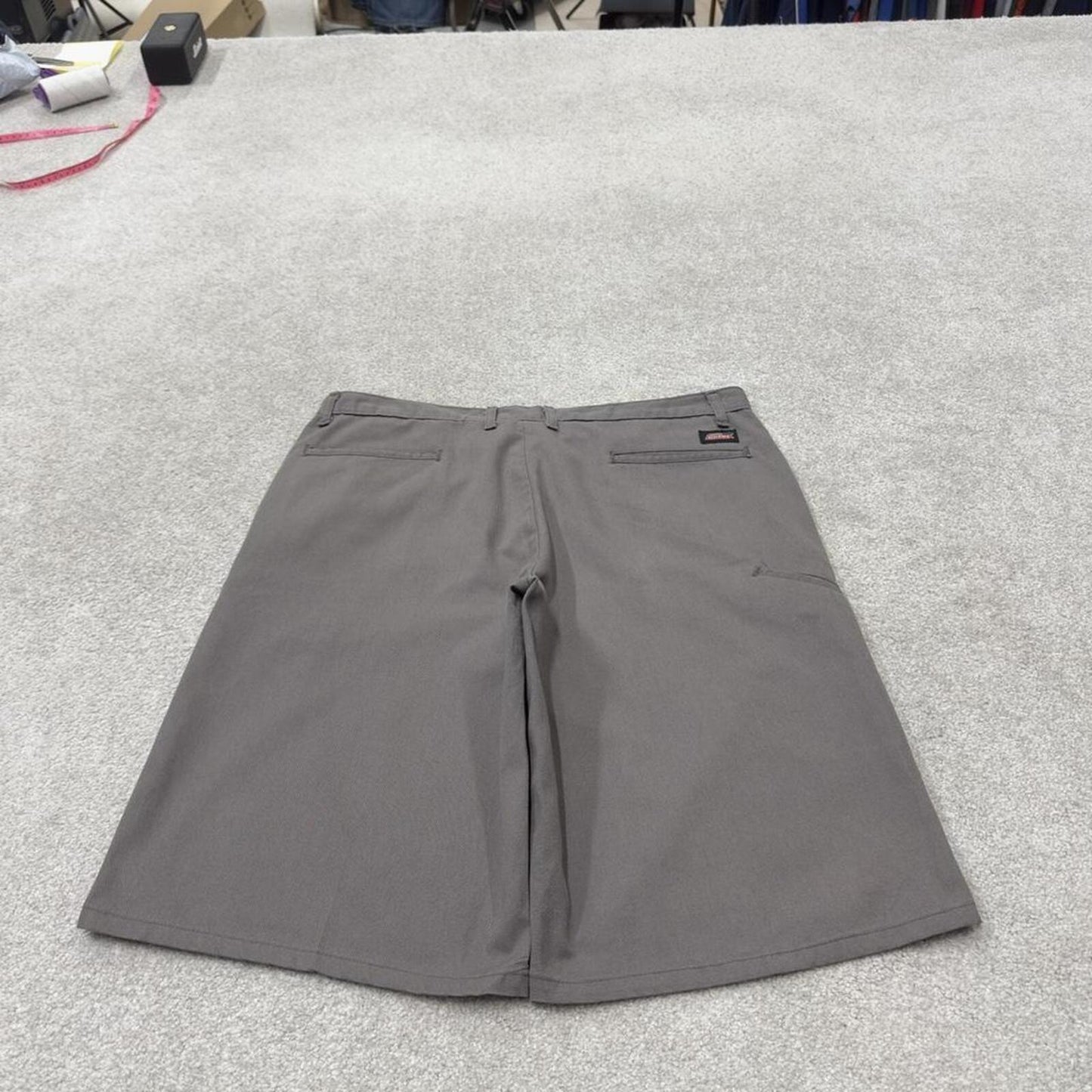 Dickies carpenter shorts long leg grey Twill chino skater style shorts loose long leg